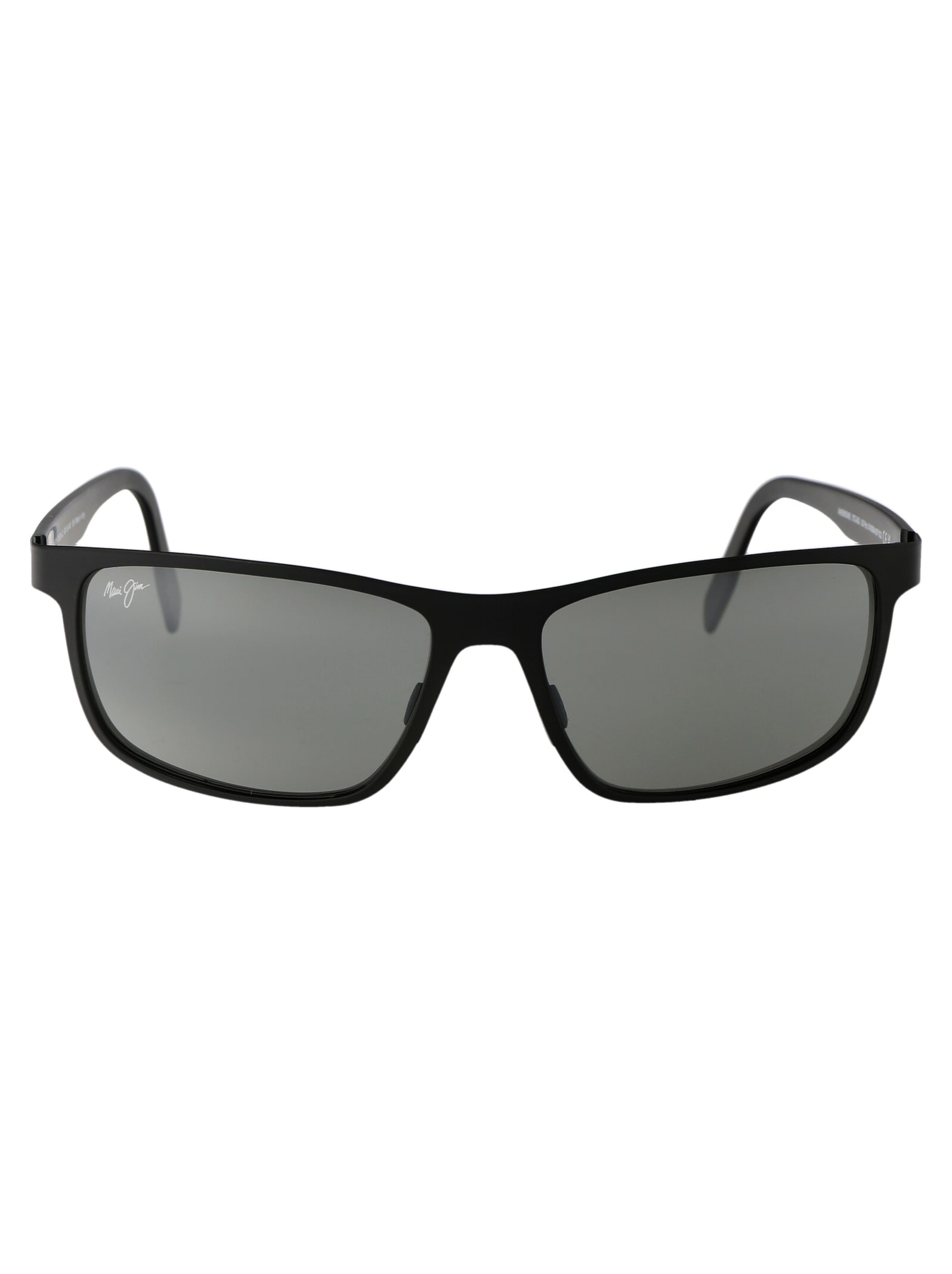 Maui Jim Anemone Sunglasses In 02 Satin Black