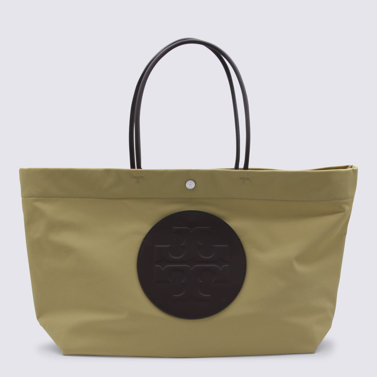Tory Burch Wheat Ella Twist Tote In Sand