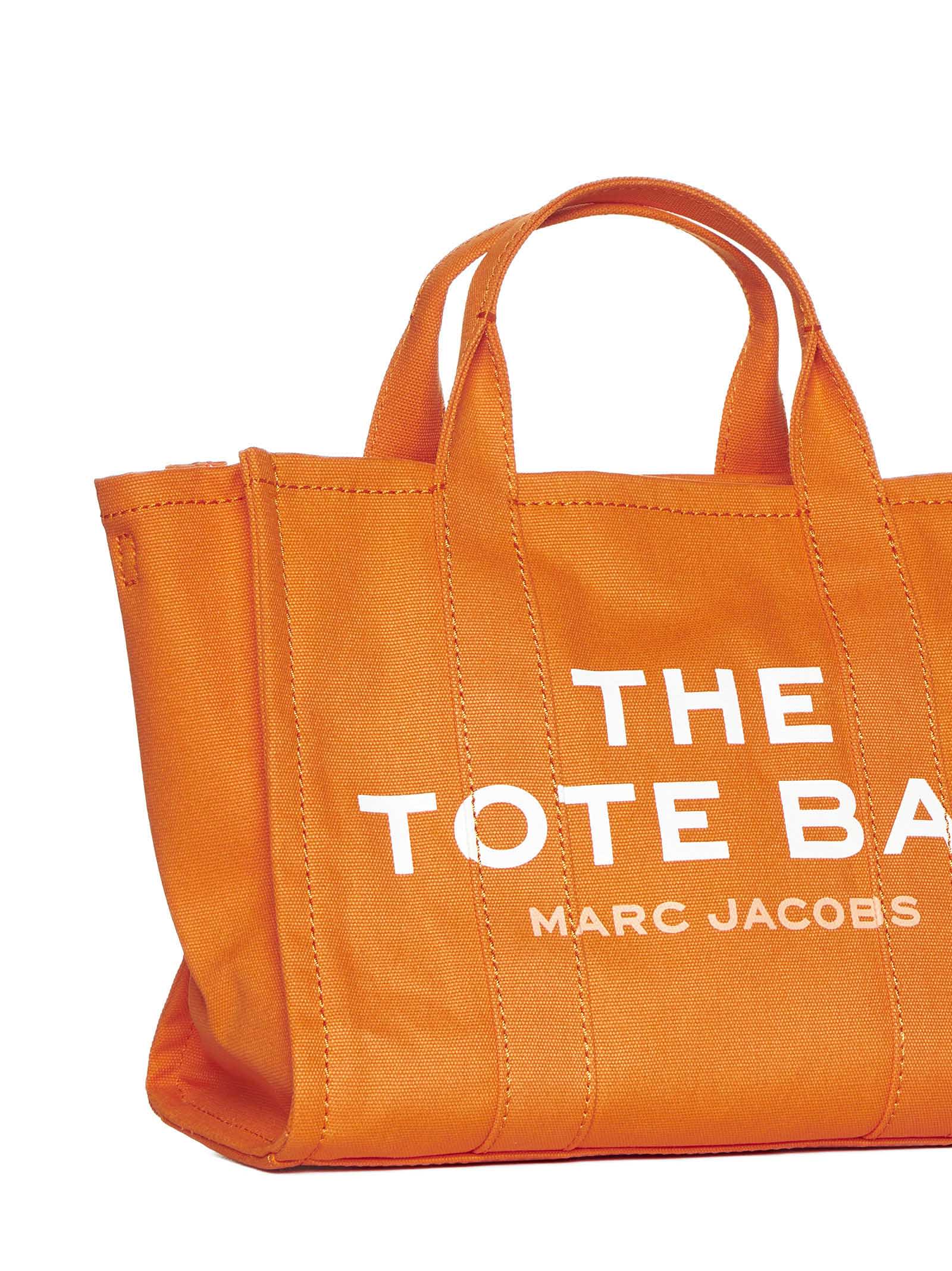 Shop Marc Jacobs Tote In Tangerine