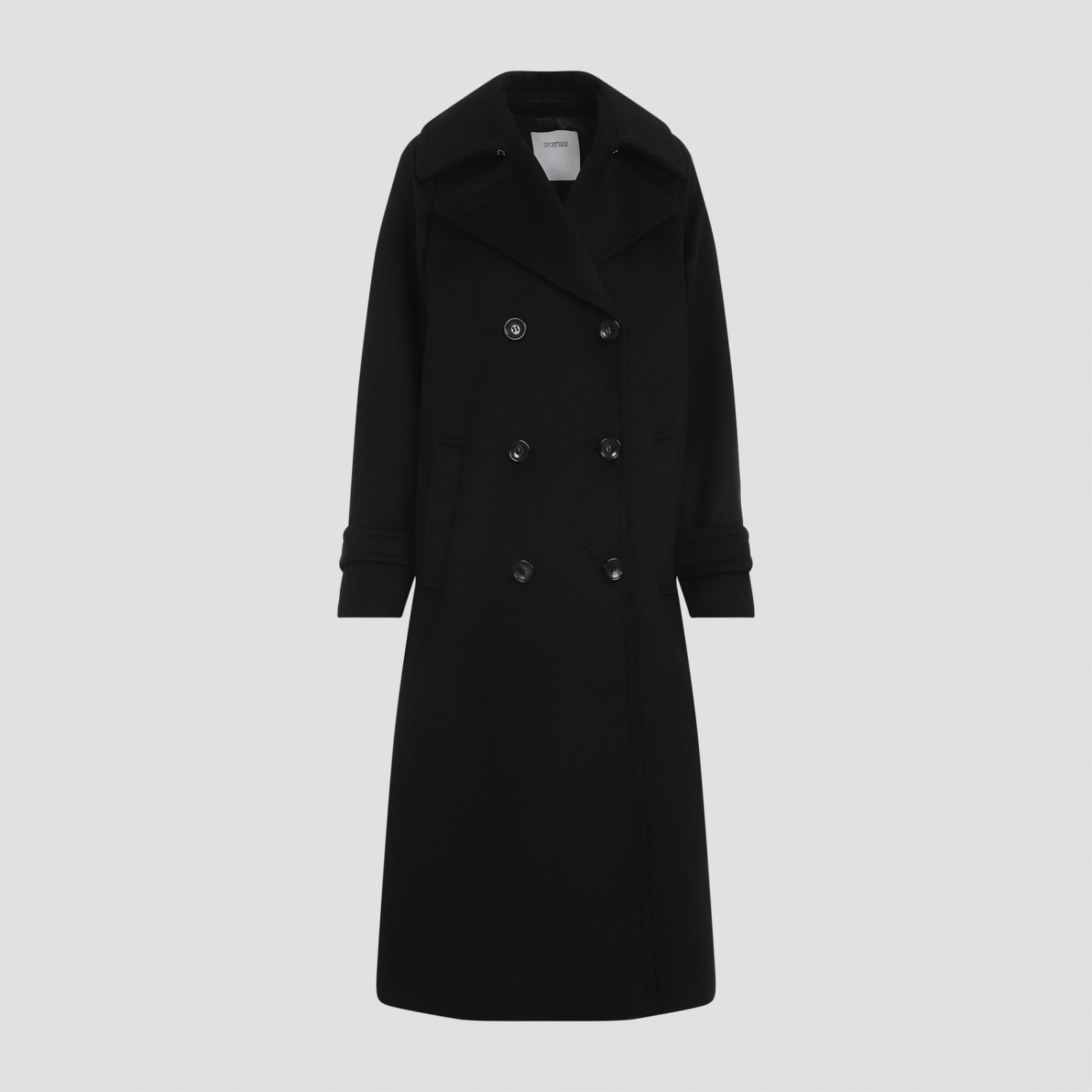 Shop Sportmax Leandro Coat In Black