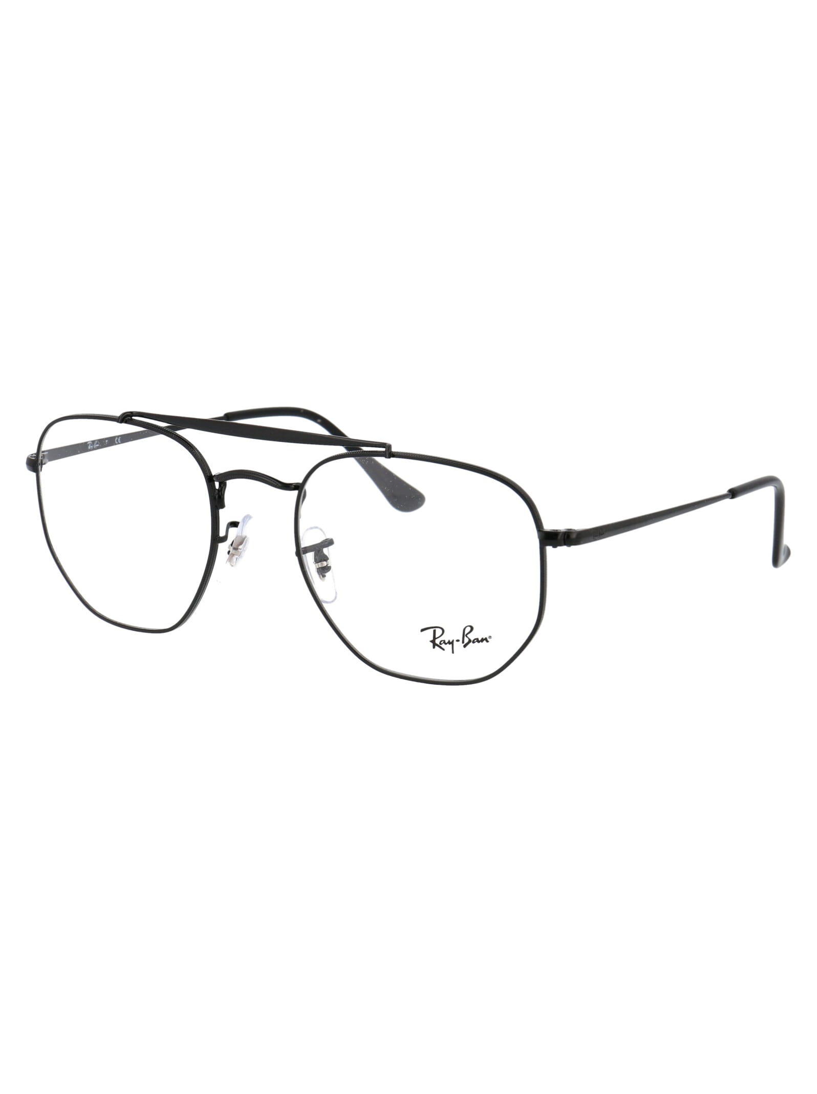 Shop Ray Ban The Marshal Glasses In 2509 Black