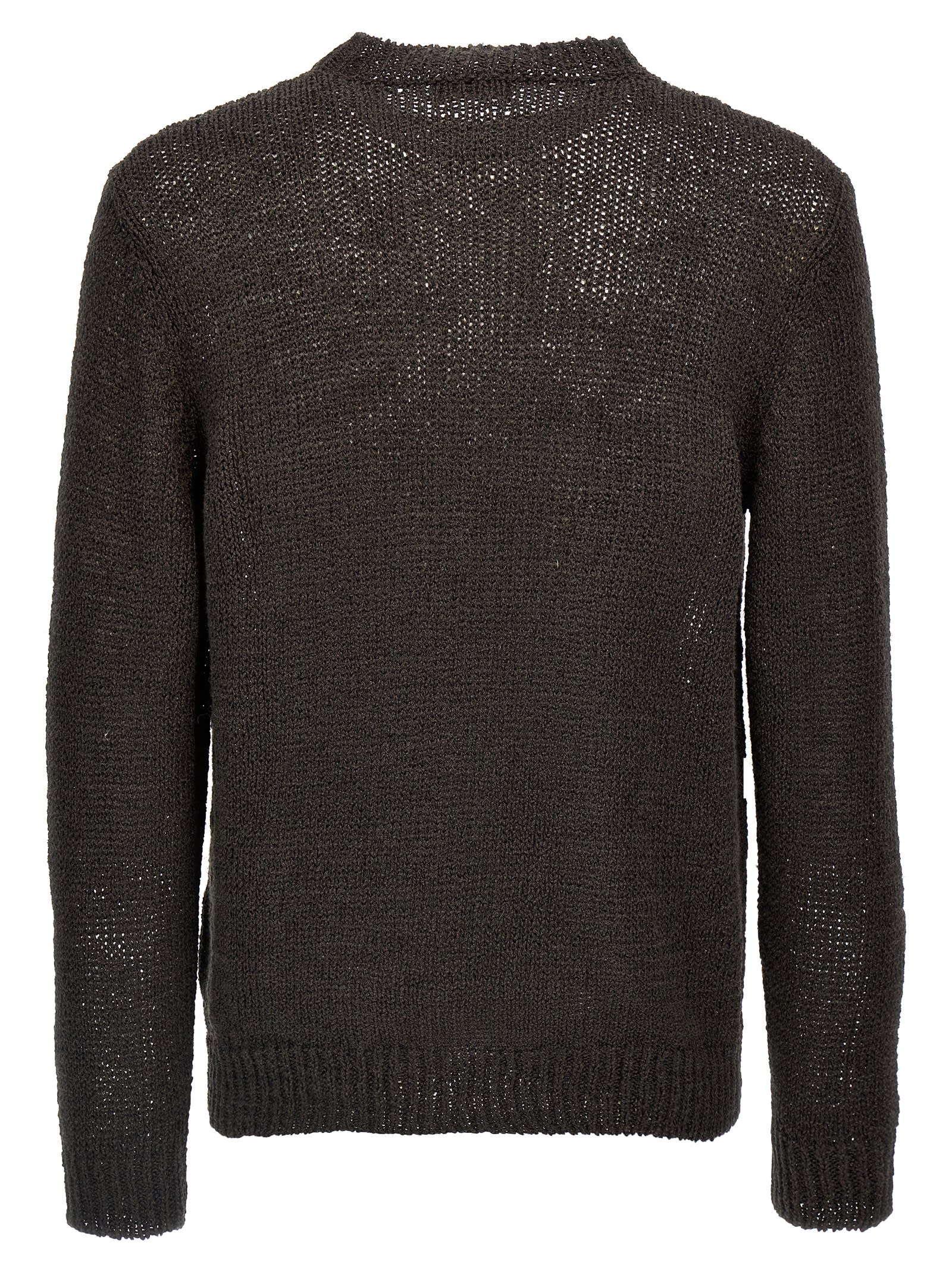 Roberto Collina Mesh Sweater Sweaters And Cardigans Brown In Brown