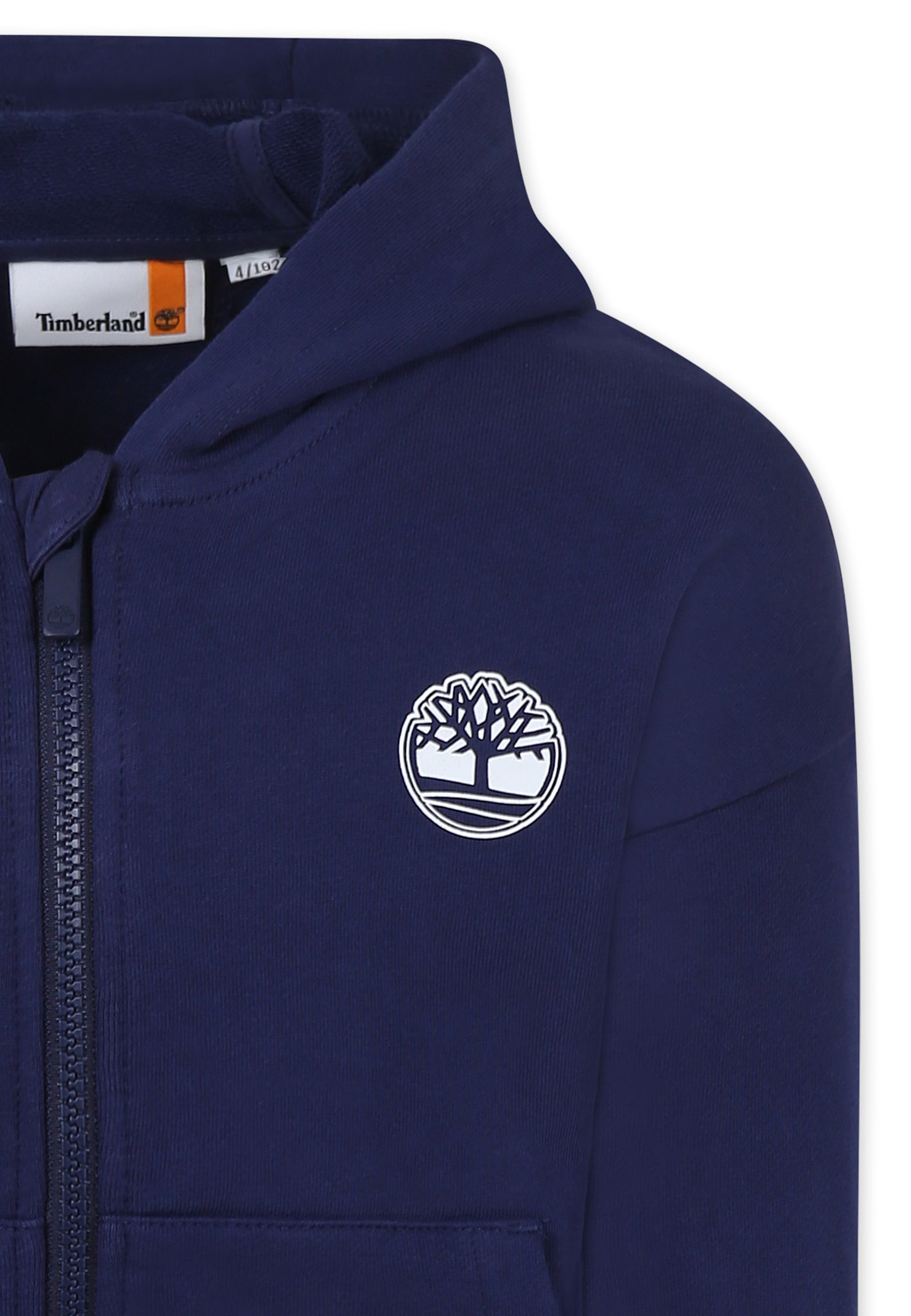 Timberland Blue Sweatshirt For Boy With Tree In Blue