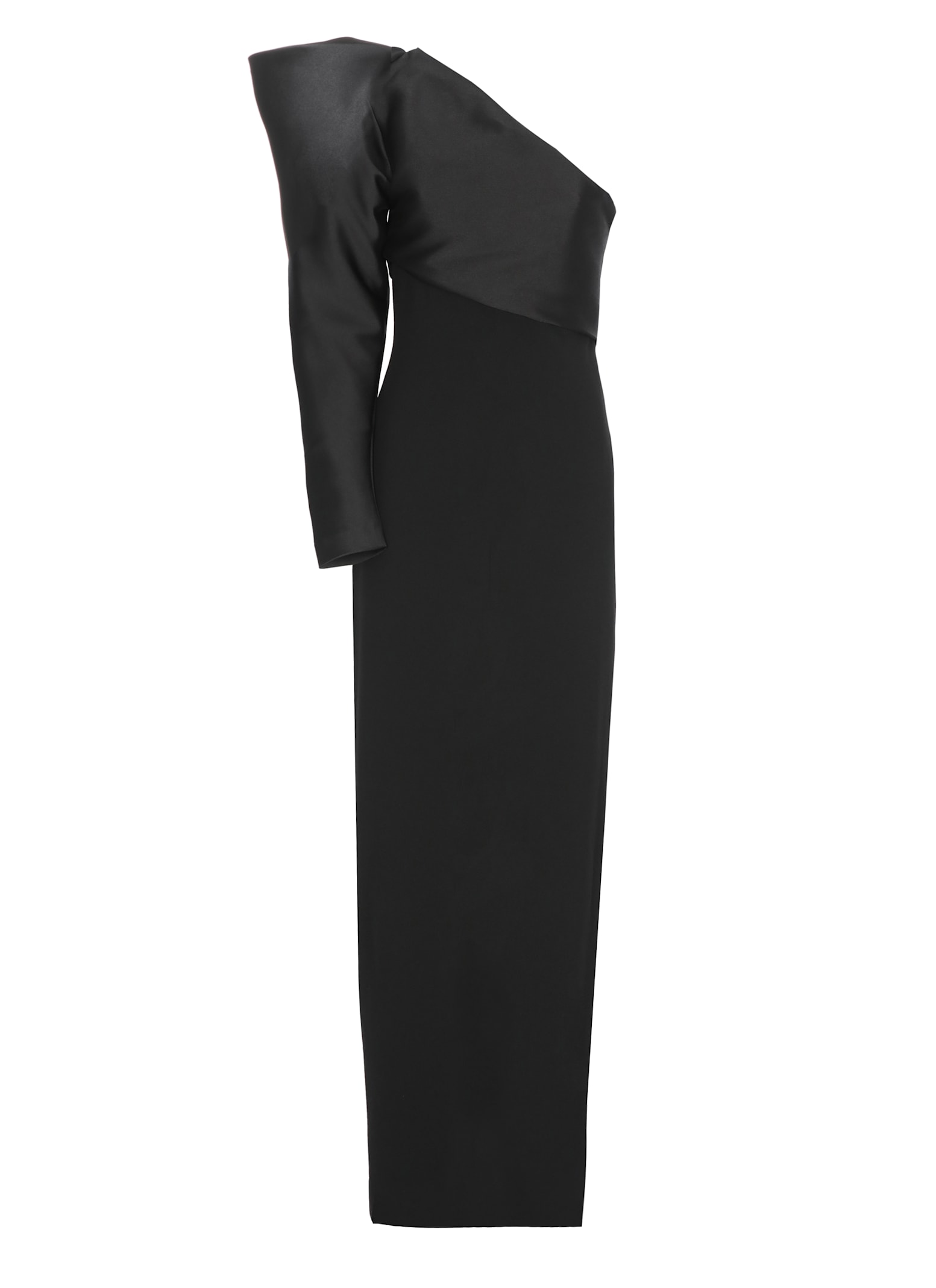 Solace London Tally Maxi Dress In Black