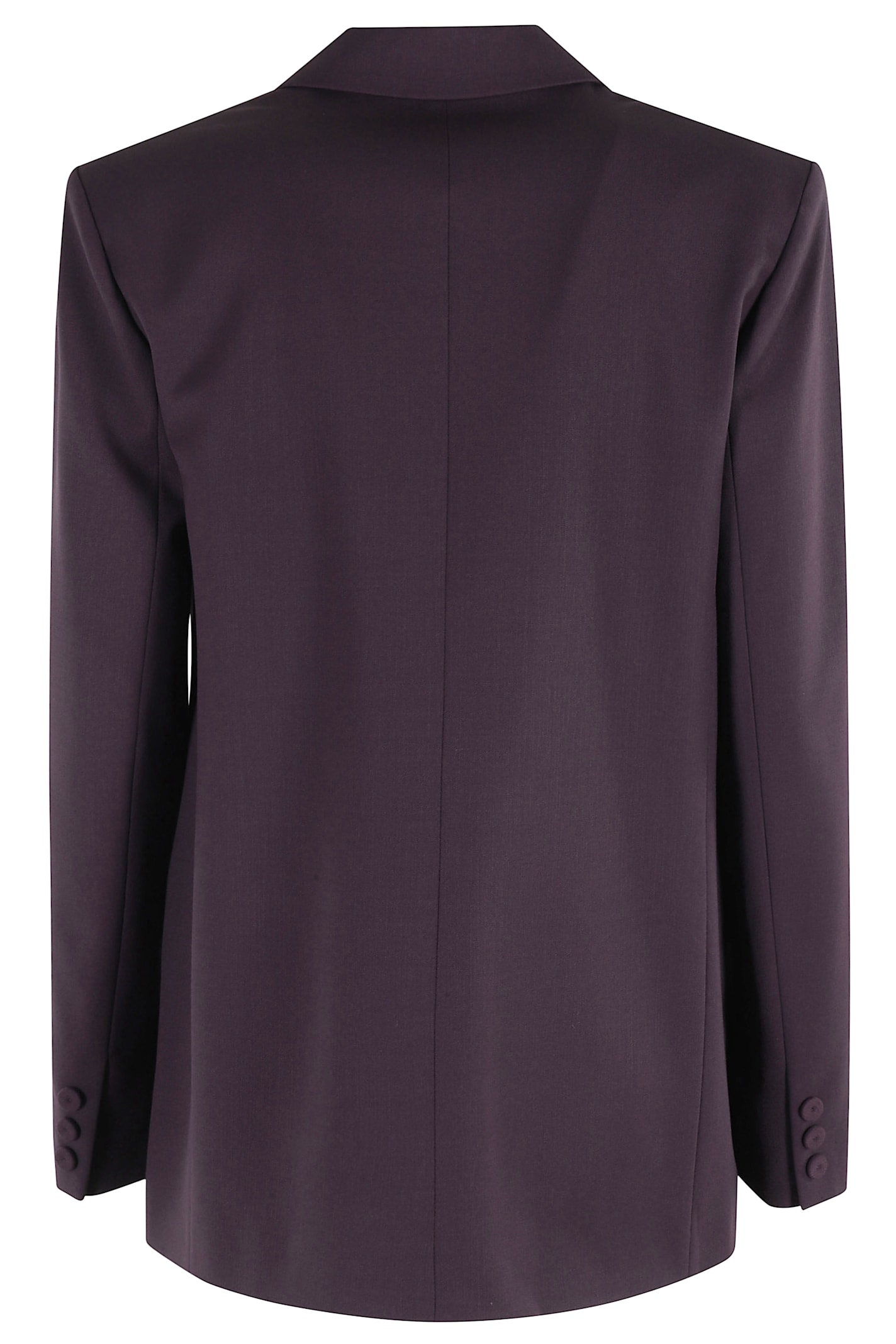 Federica Tosi Frescolana Double-breasted Jacket In Purple