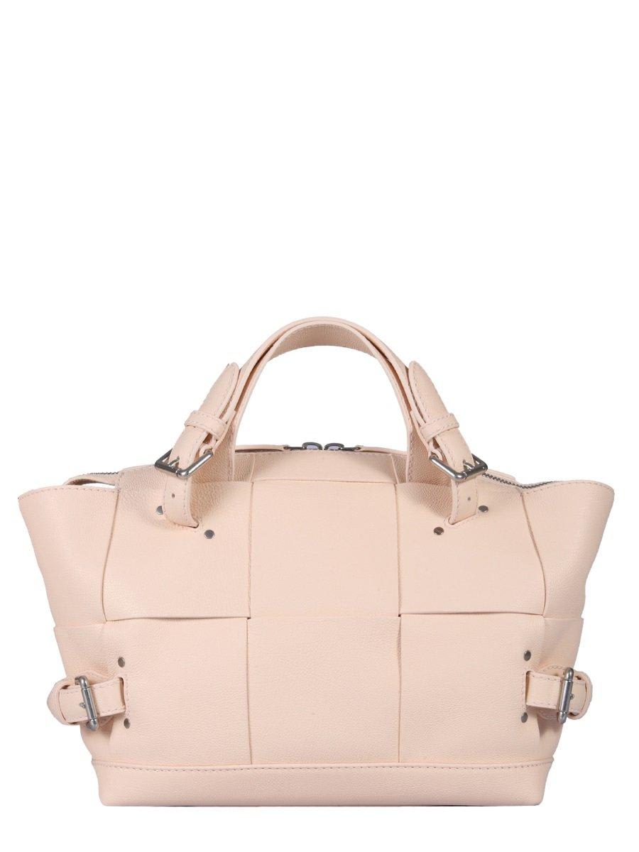 Bottega Veneta Intrecciato Arco Tool Tote Bag In Powder