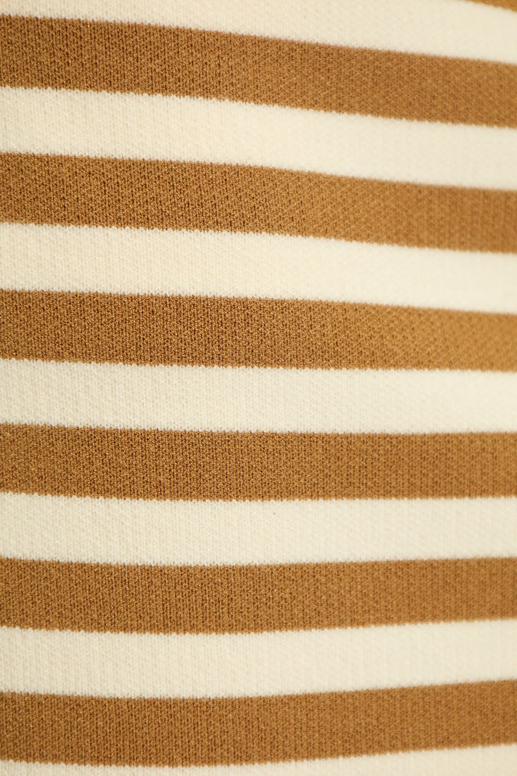 Shop Max Mara Striped Print Knit Skirt In Beige