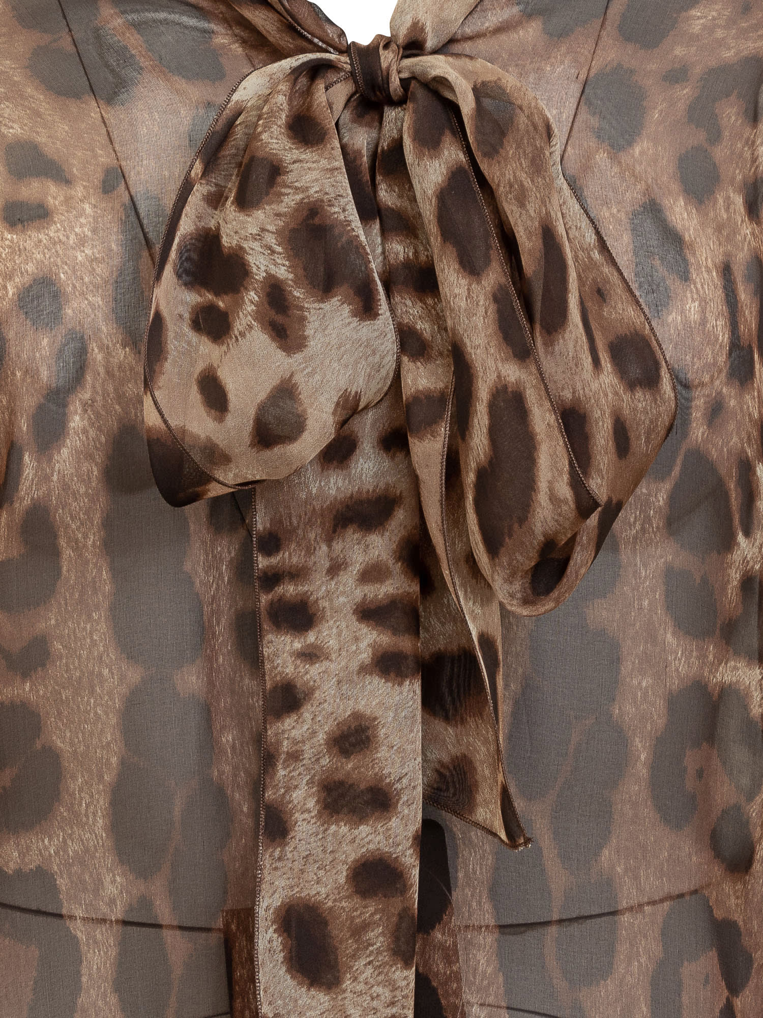 Shop Dolce & Gabbana Animal Blouse In Leo New