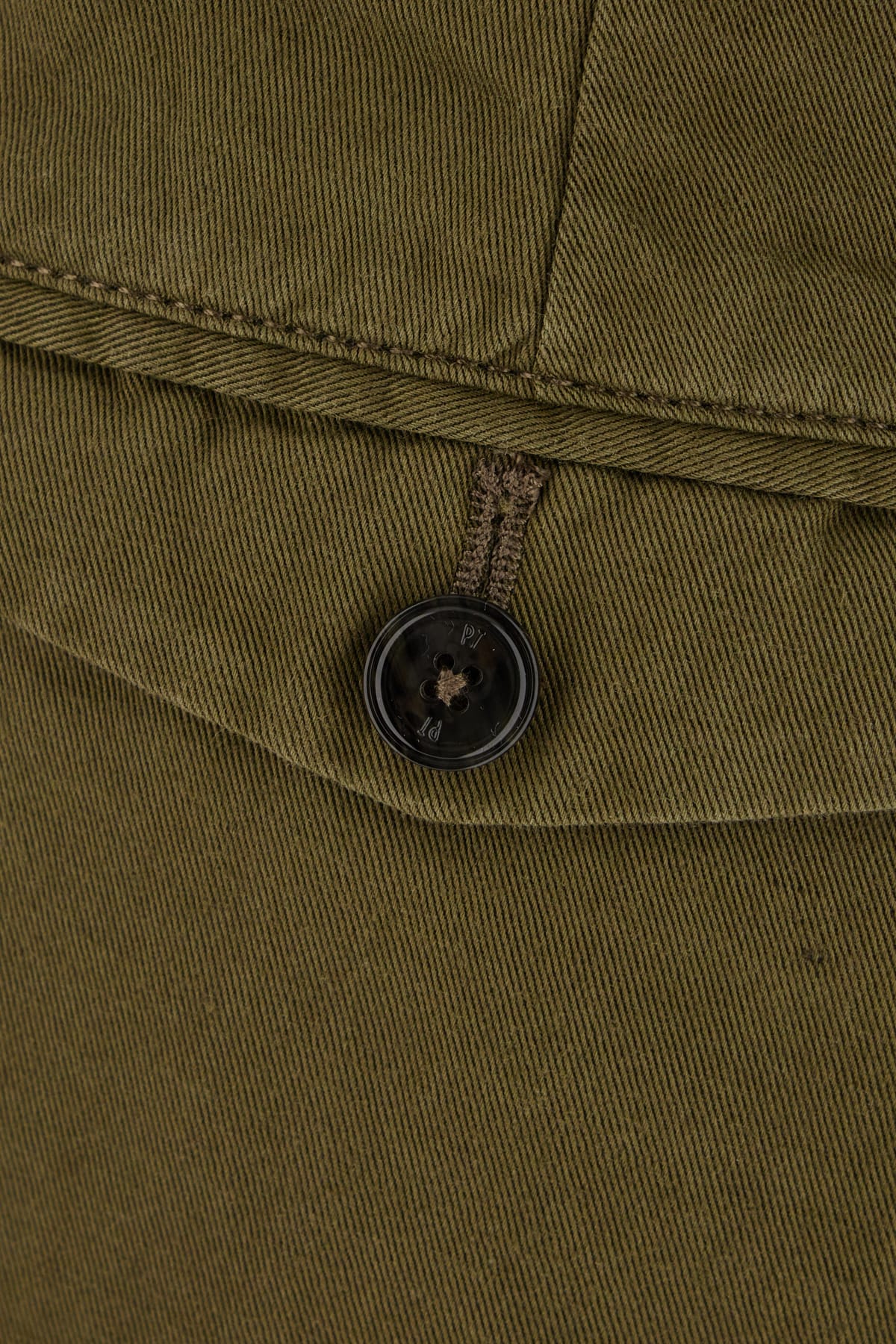 Pt Torino Tailored Trousers With Straight Leg Design In Militare
