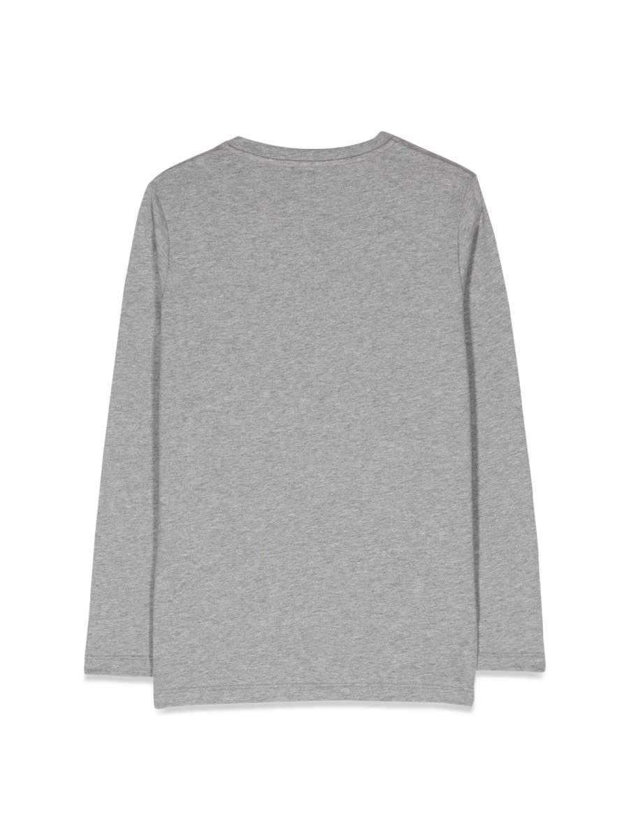 Shop Versace ml Logo T-shirt In Grey