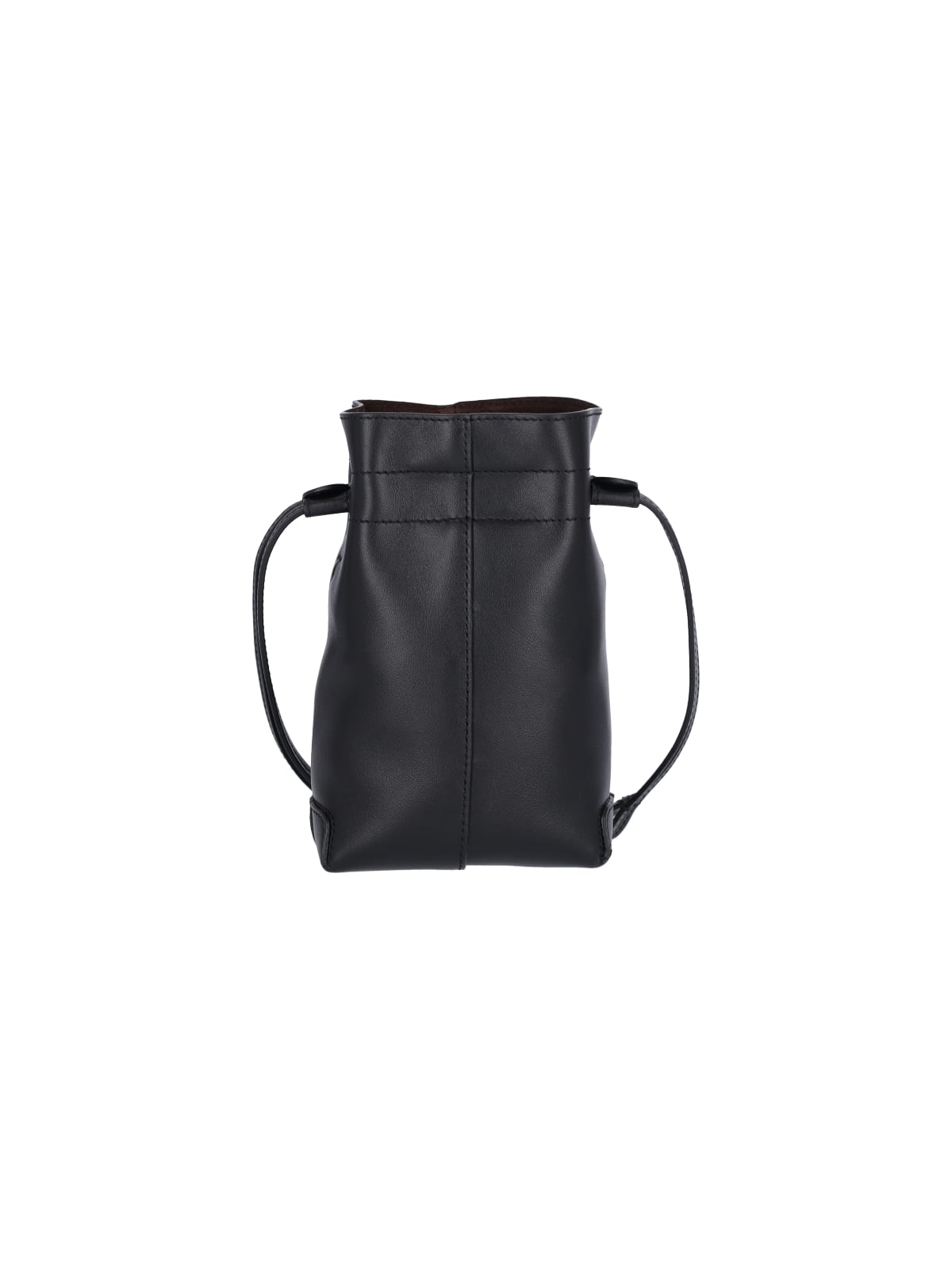 Shop Tod's Micro Di Bag Smartphone Holder In Black