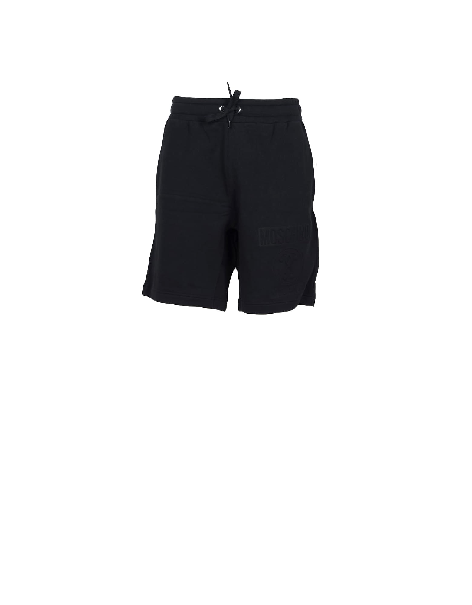 Moschino Mens Black Bermuda Shorts