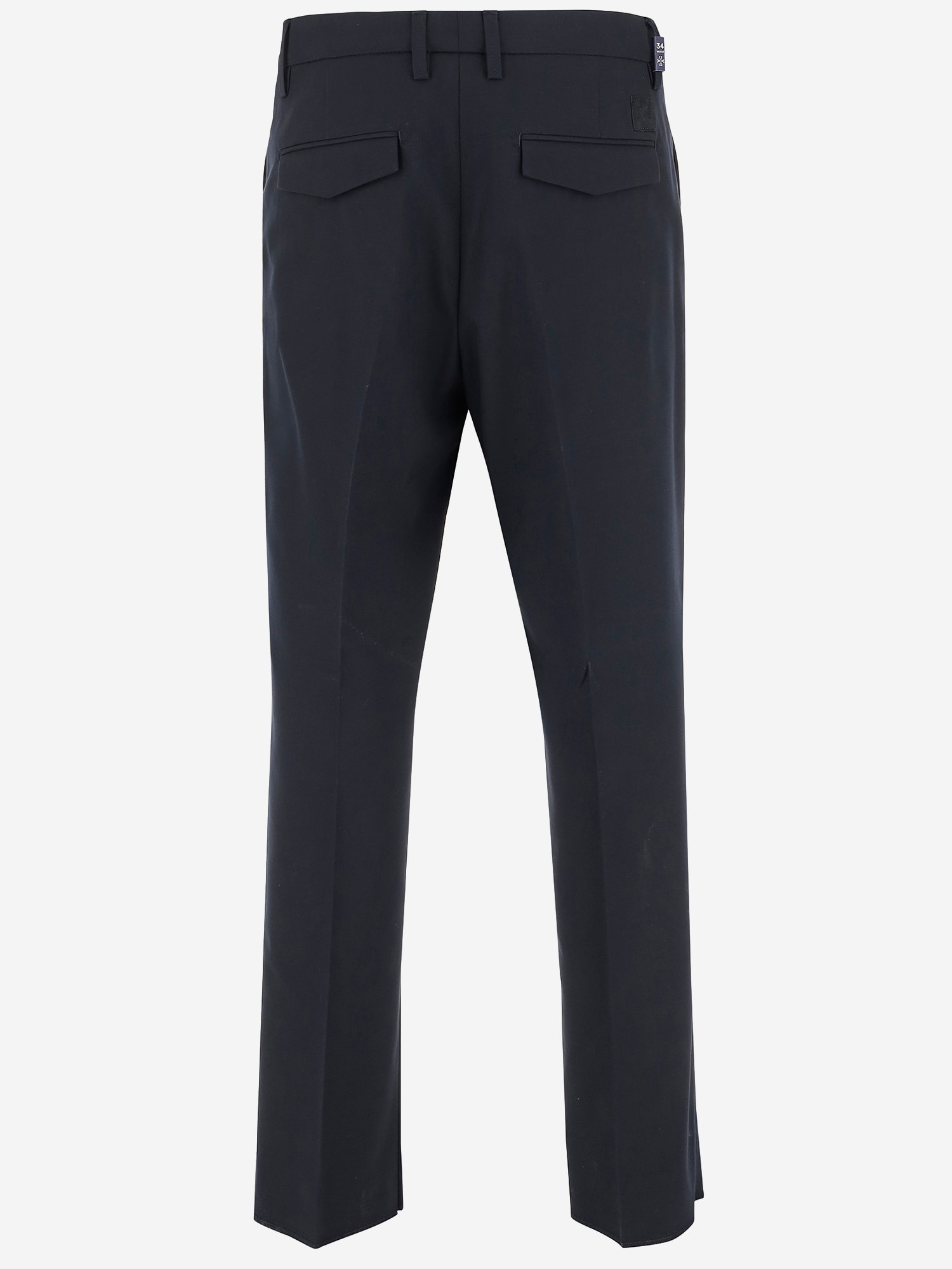 Jacob Cohen Stretch Cotton Blend Pants In Blue