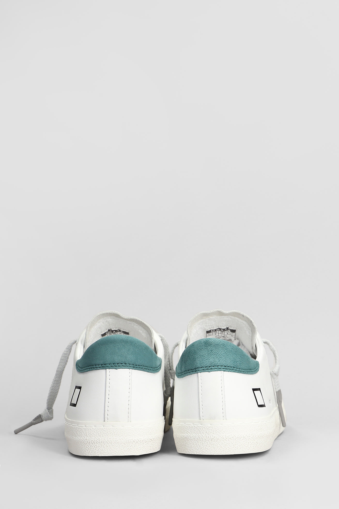 Shop Date Hill Low Sneakers In White Suede And Leather