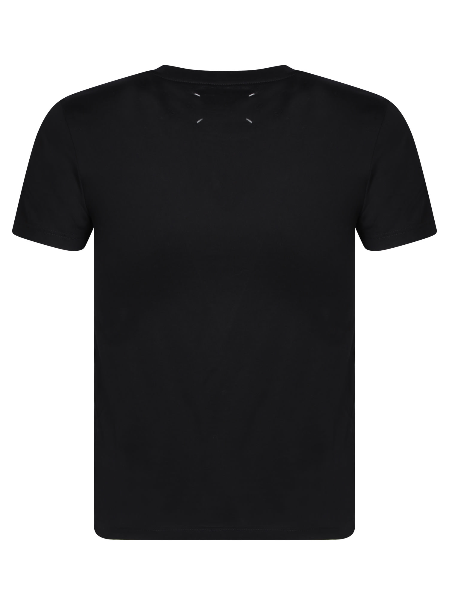 Shop Maison Margiela Logo Print T-shirt Black