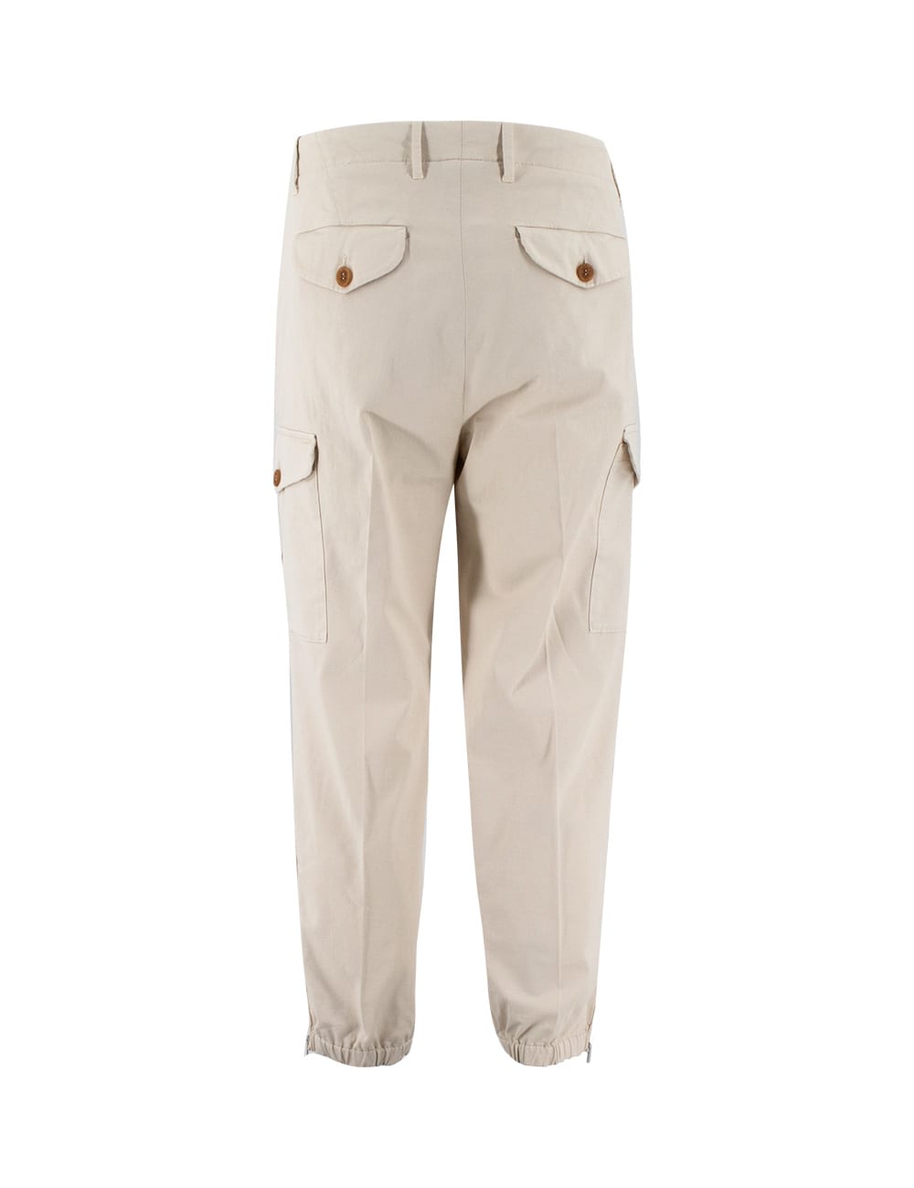 Shop Brunello Cucinelli Trousers In Beige