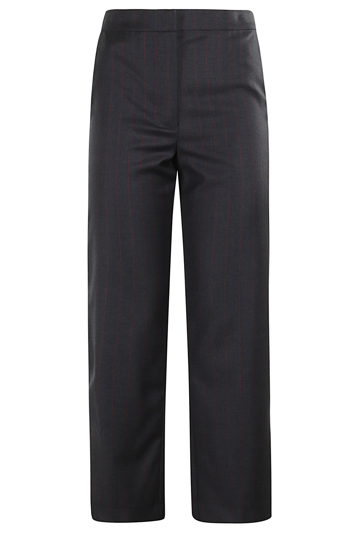 Shop Loulou Studio Pants In Anthracite Red