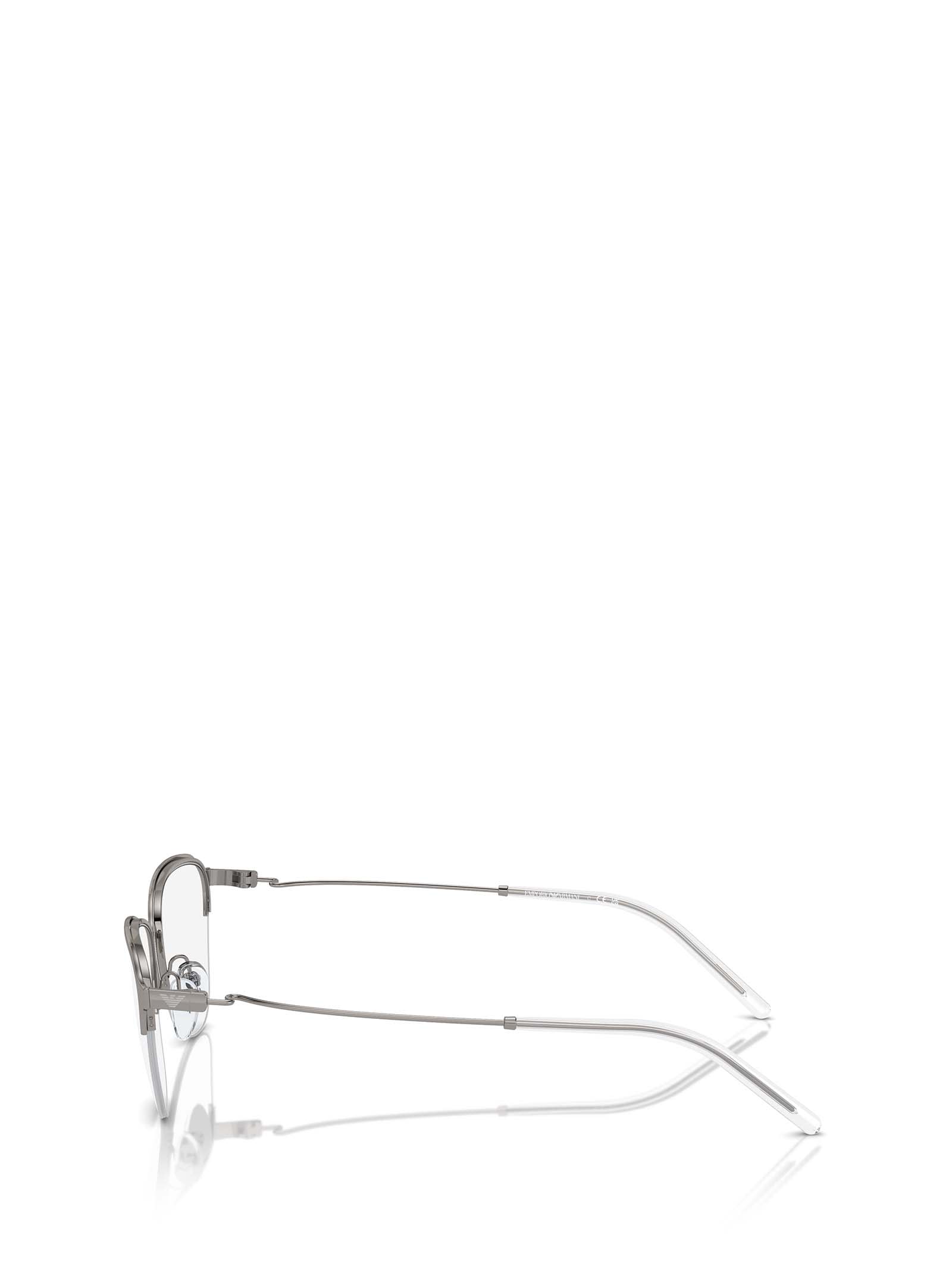 Shop Emporio Armani Ea1161 Shiny Gunmetal Glasses