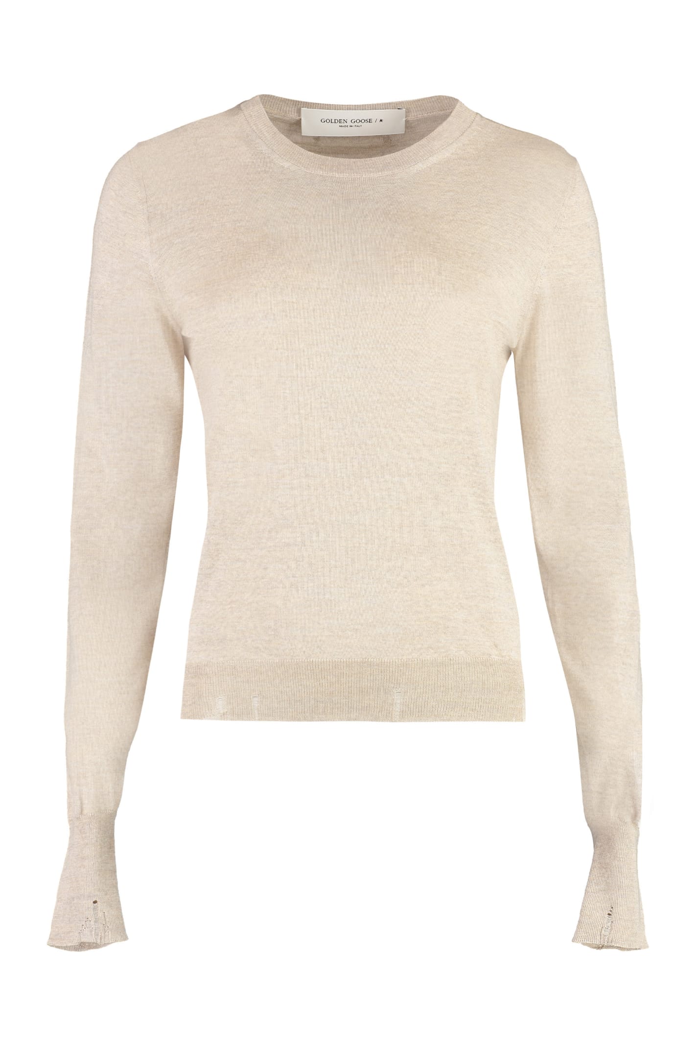 Crew-neck Wool Sweater