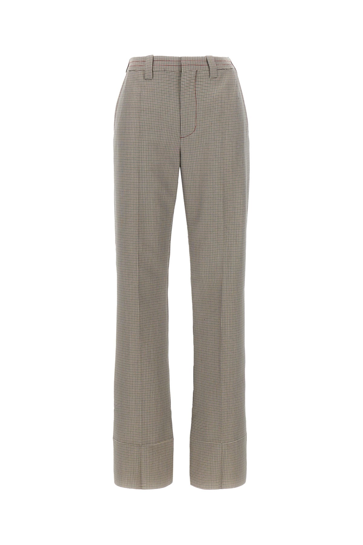 MARNI EMBROIDERED WOOL BLEND PANT 