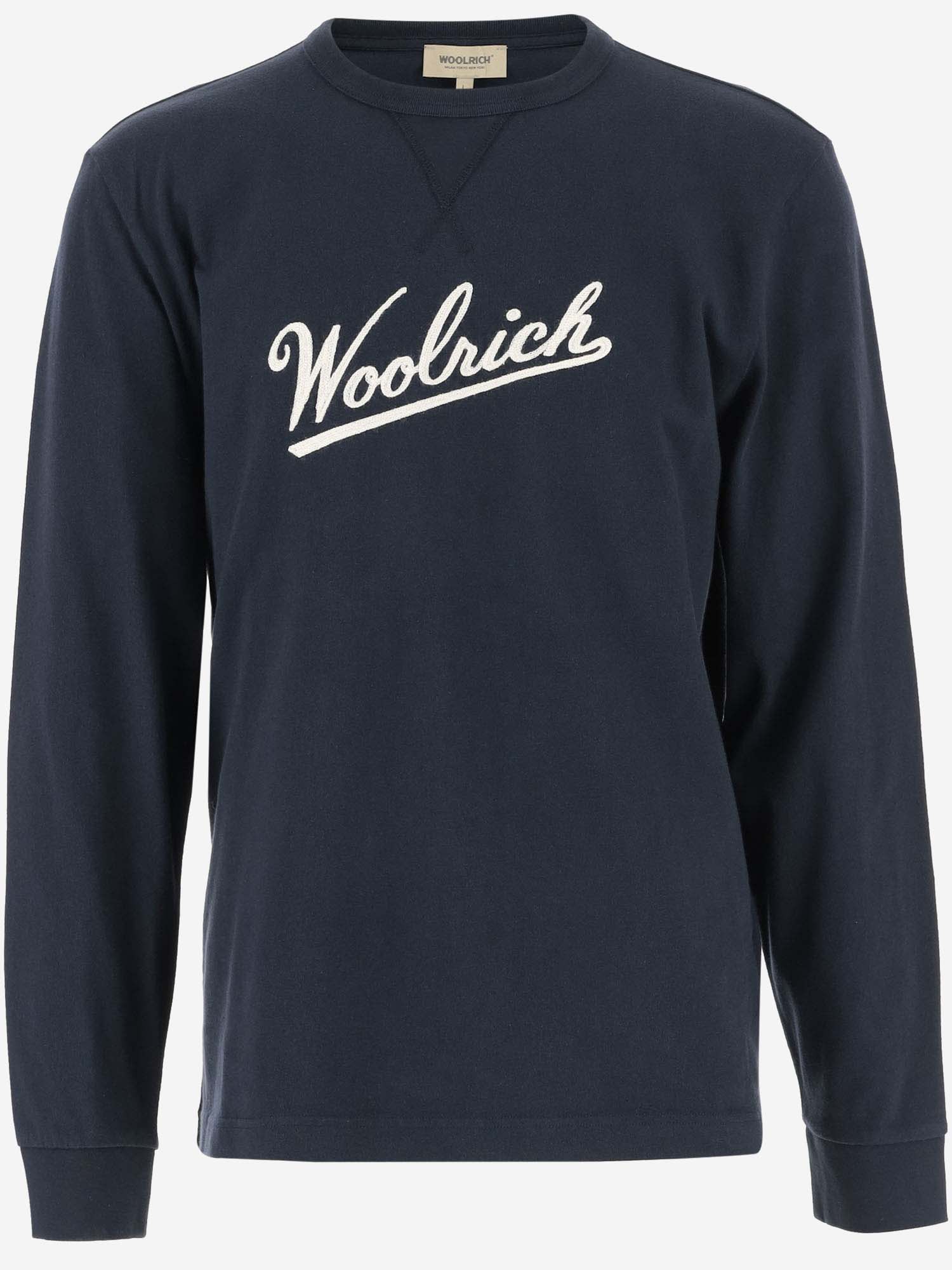 Long Sleeve Cotton T-shirt With Logo