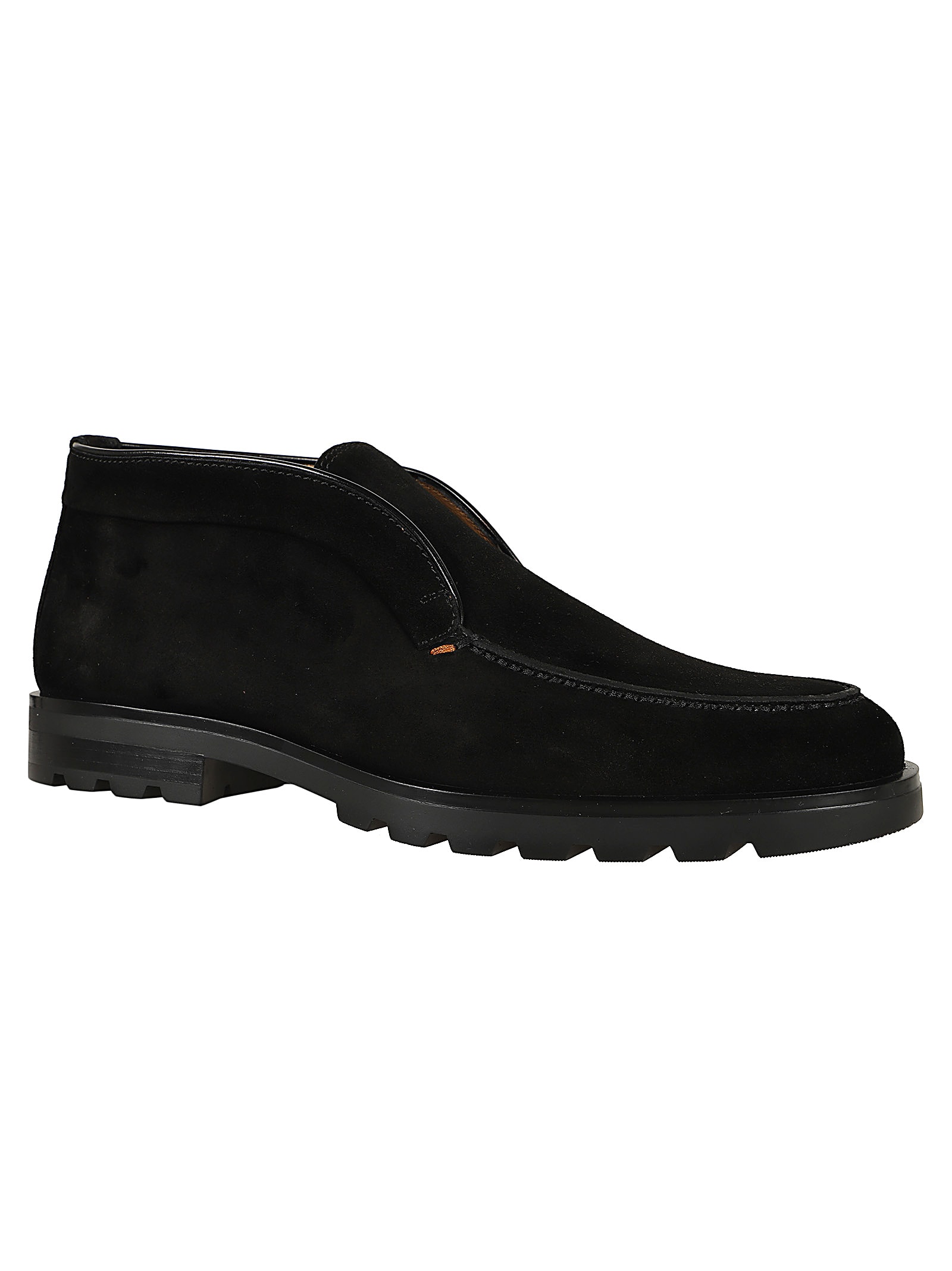 Shop Santoni Rock Men Shoes In Black