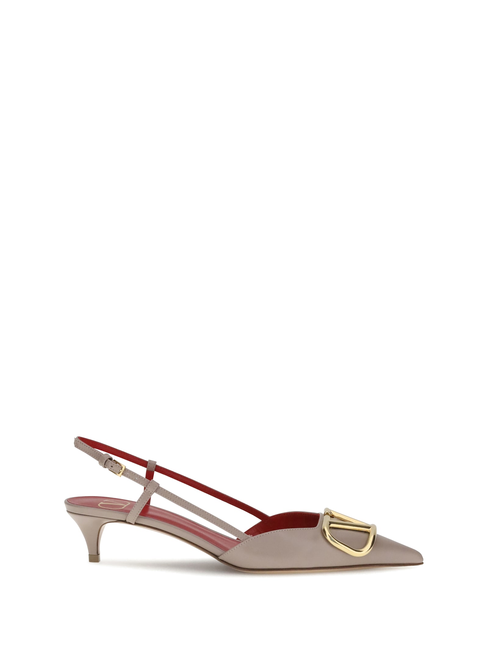 Valentino Vlogo Pumps In Gray