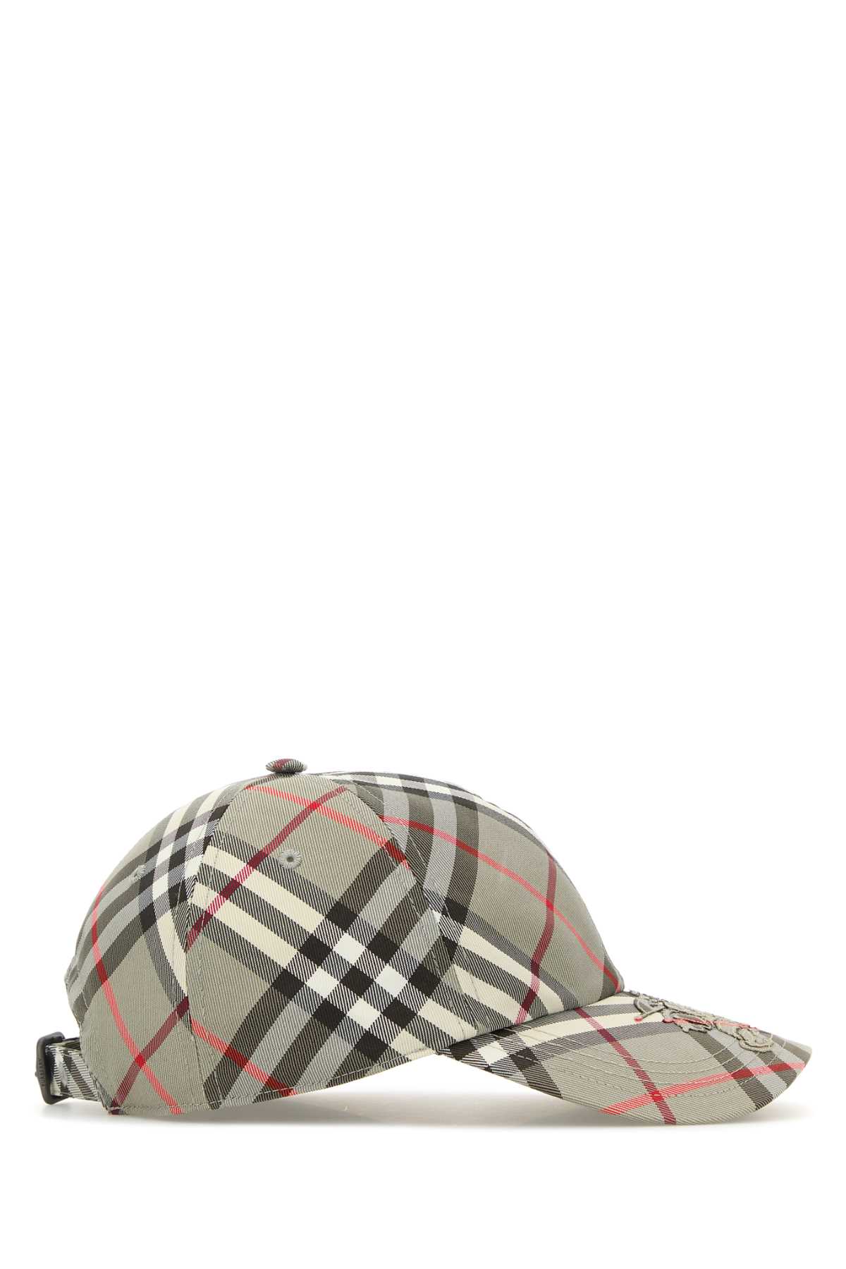 Burberry Embroidered Canvas Baseball Cap In Brown