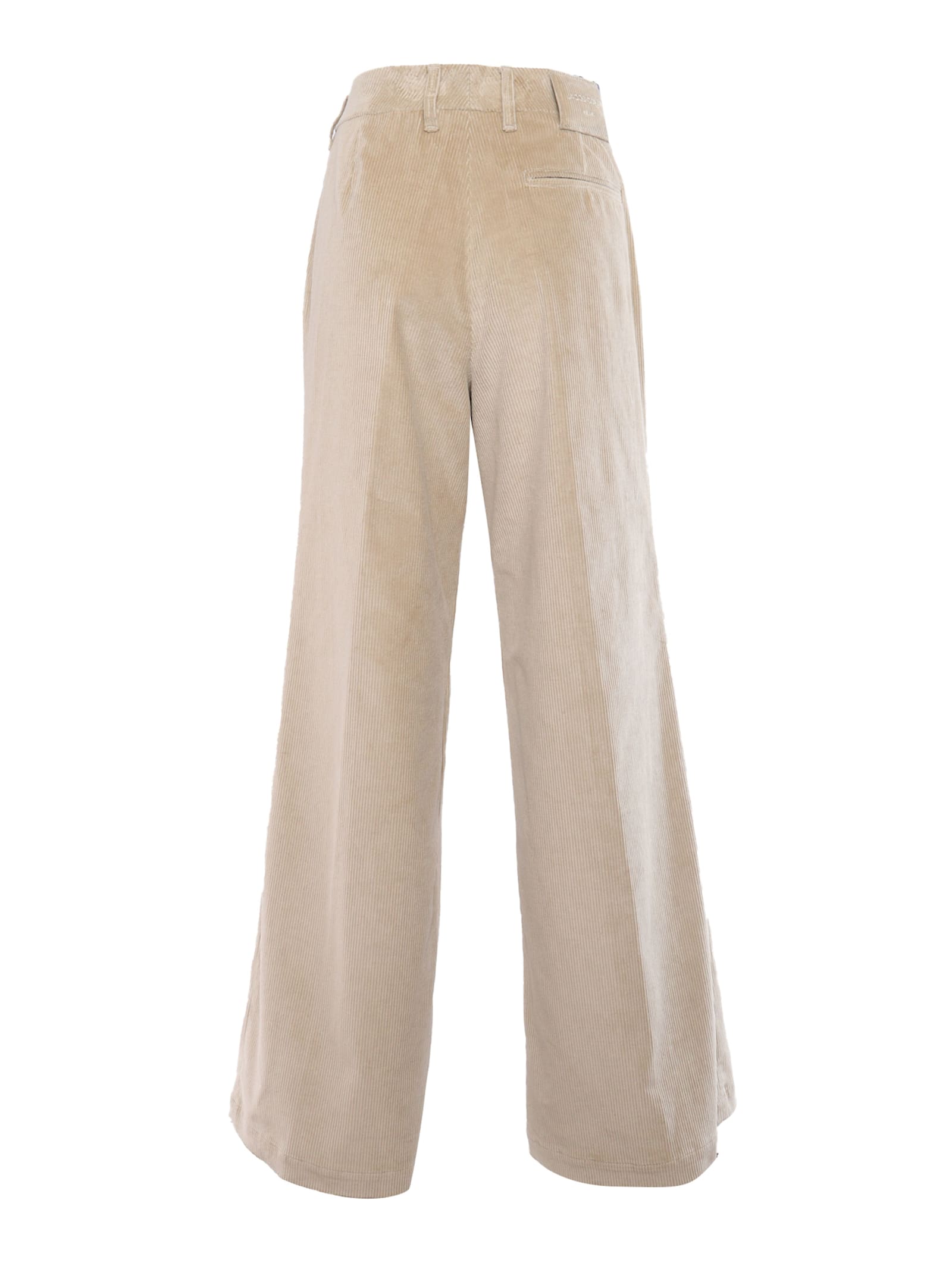 Shop Jacob Cohen Pants In Beige