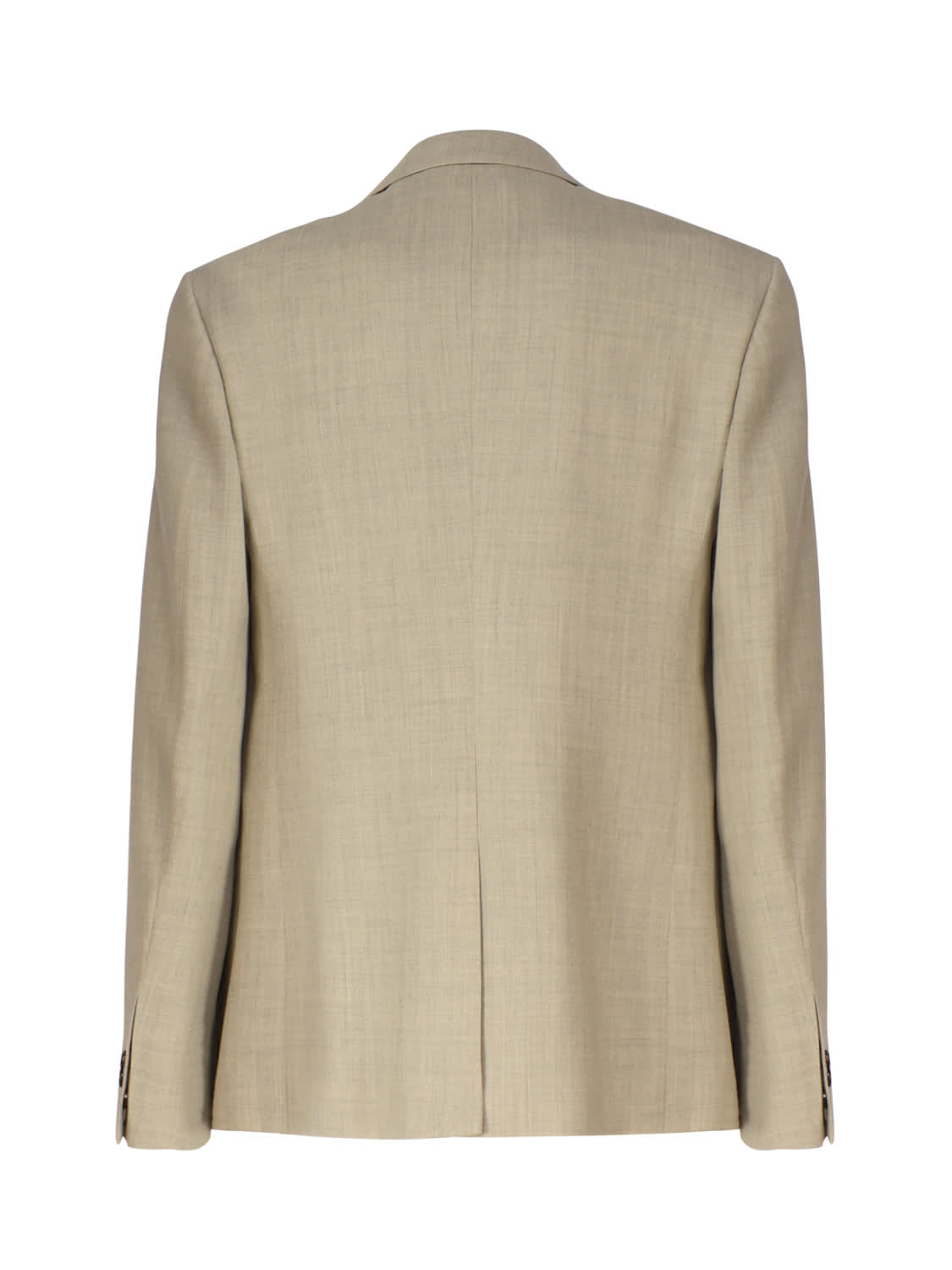 Shop Burberry Wool Tailored Jacket In Hunter