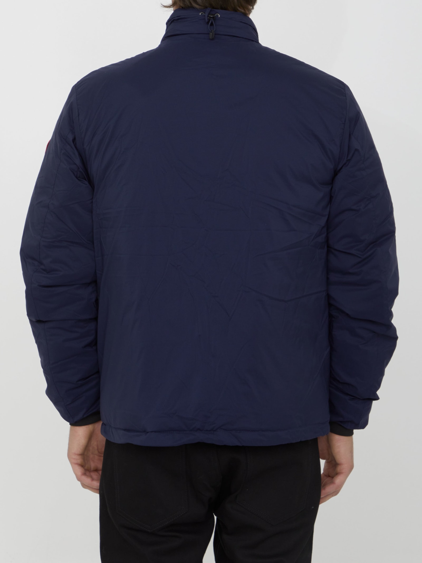 Shop Canada Goose Lodge Jacket In Blue