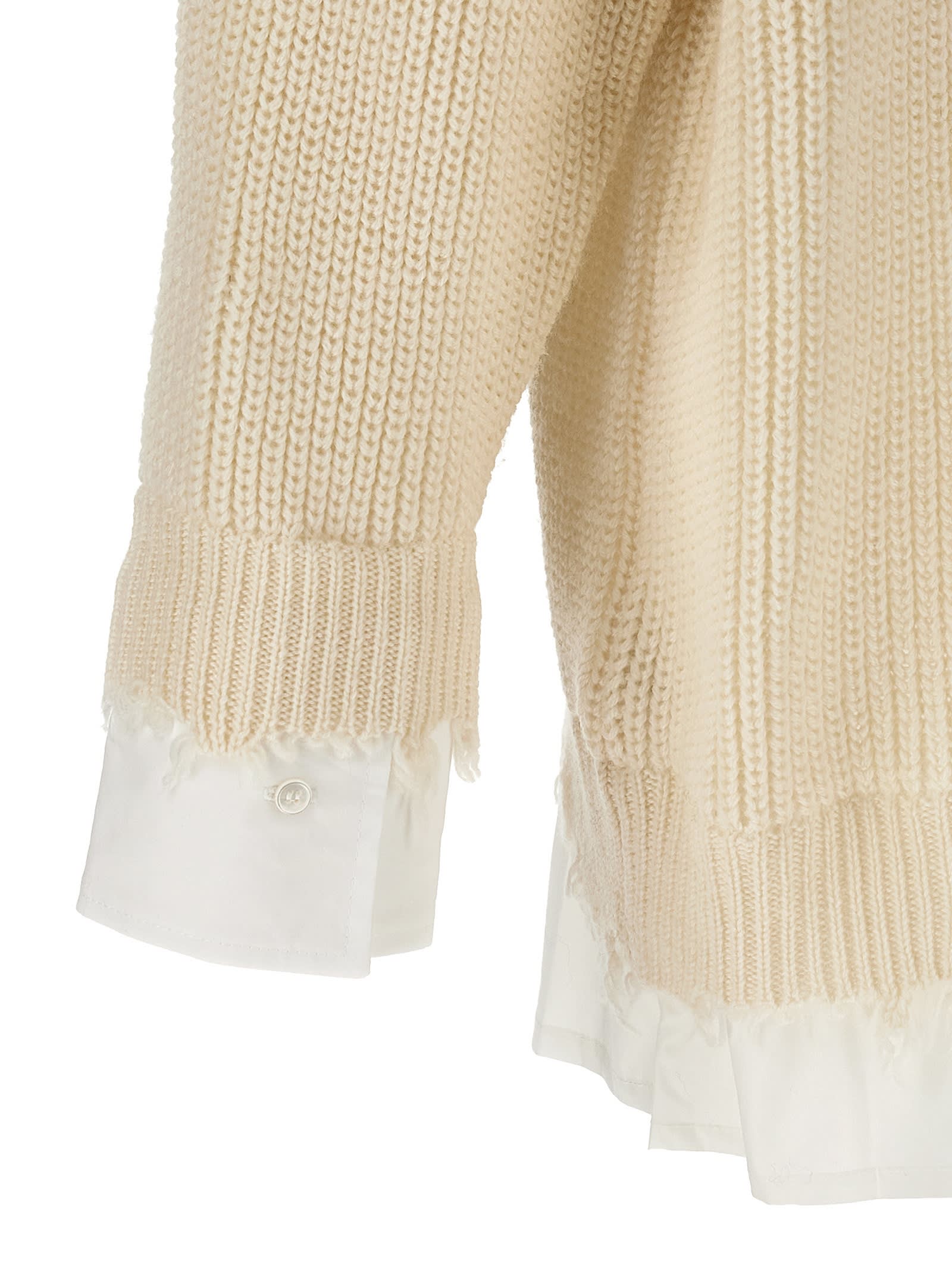 Mm6 Maison Margiela Mm6 By Maison Margiela Shirt Bottom Sweater In 101