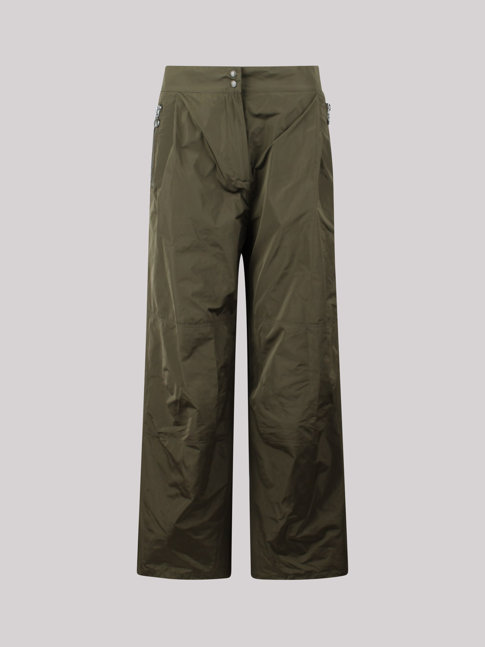 Logo-patch Lightweight Flared Trousers