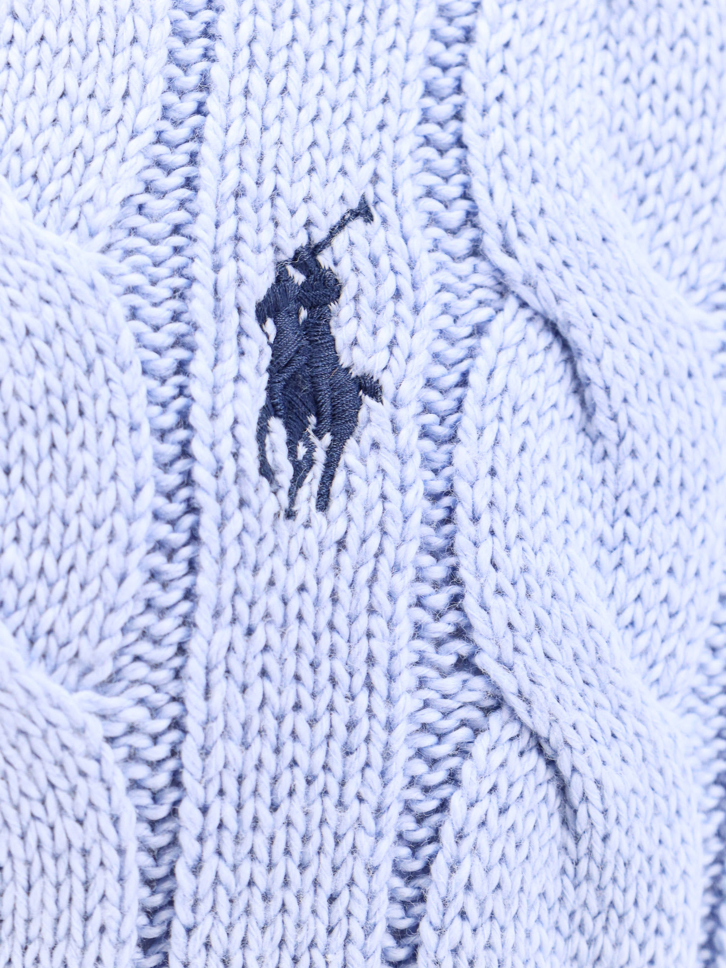 Shop Ralph Lauren Sweater In Blue Hyacinth