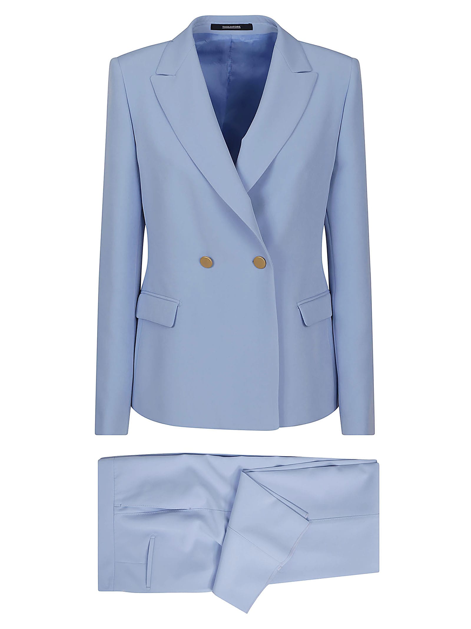 Tagliatore Suit In Clear Blue