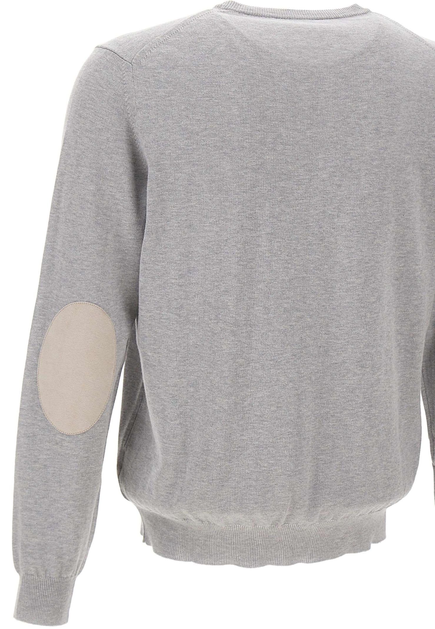 Shop Kangra Cotton Sweater In Grey