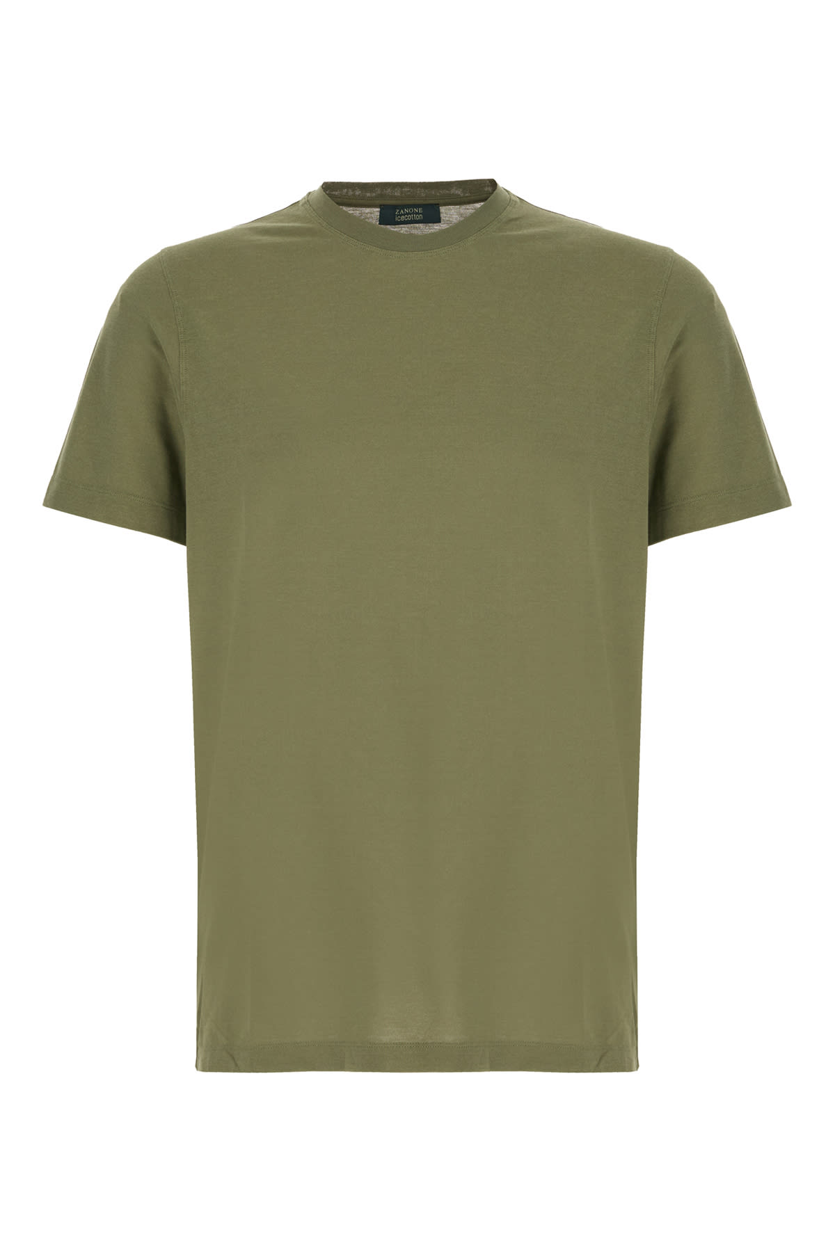 Olive Green Cotton T-shirt