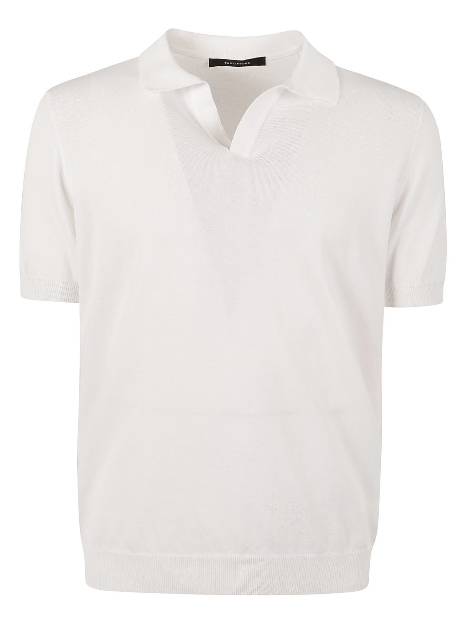 Button-less Placket Polo Shirt