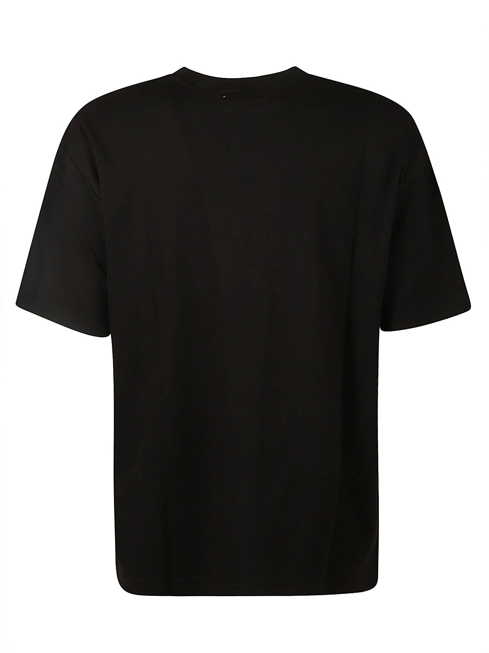 Shop Gcds Logo Loose T-shirt In Black
