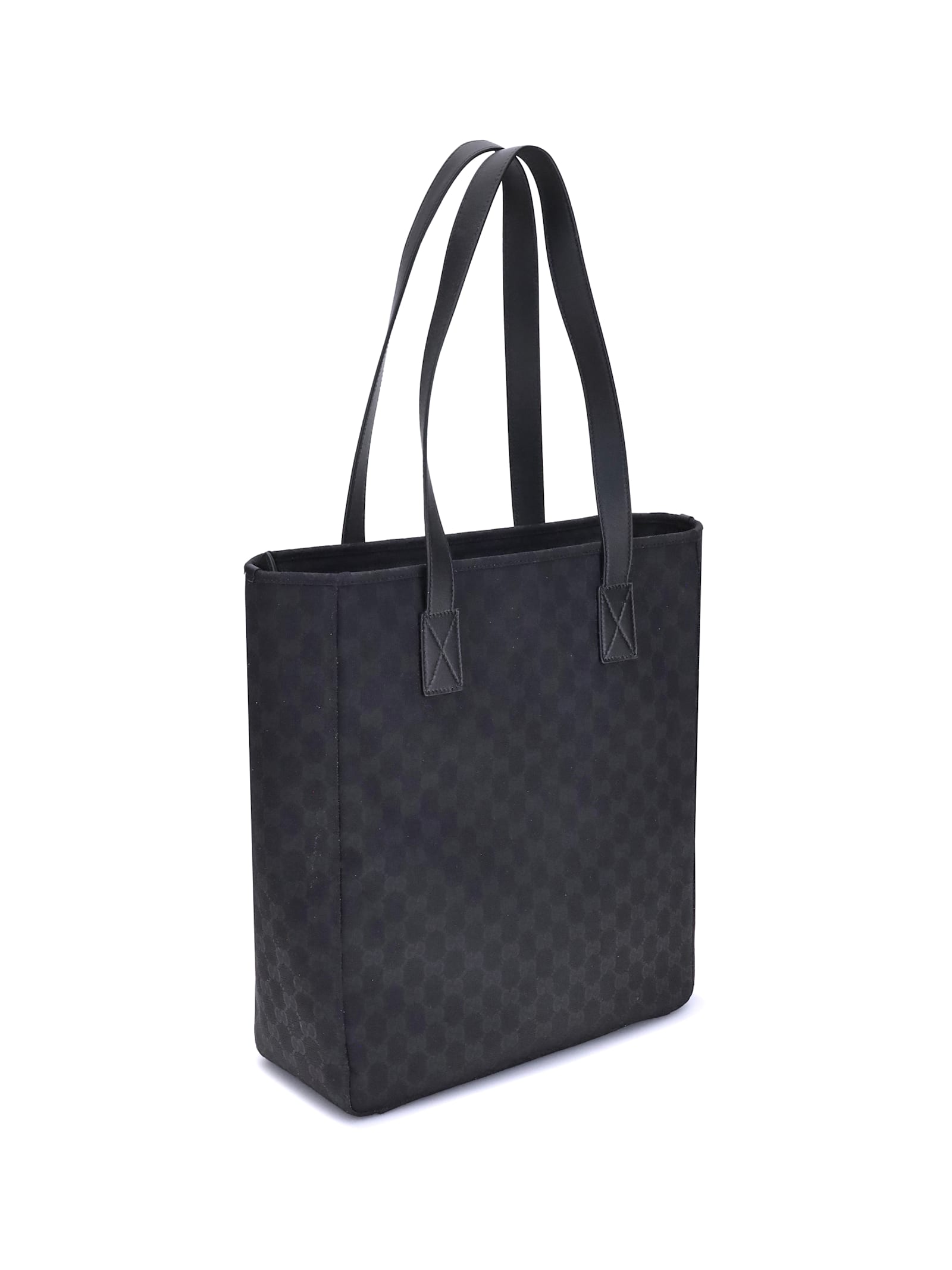 Gucci Gg Fabric Tote Bag In Black