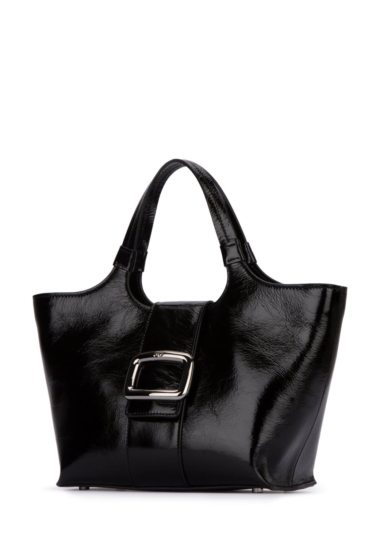 Shop Roger Vivier Grand Vivier Choc Mini In Nero