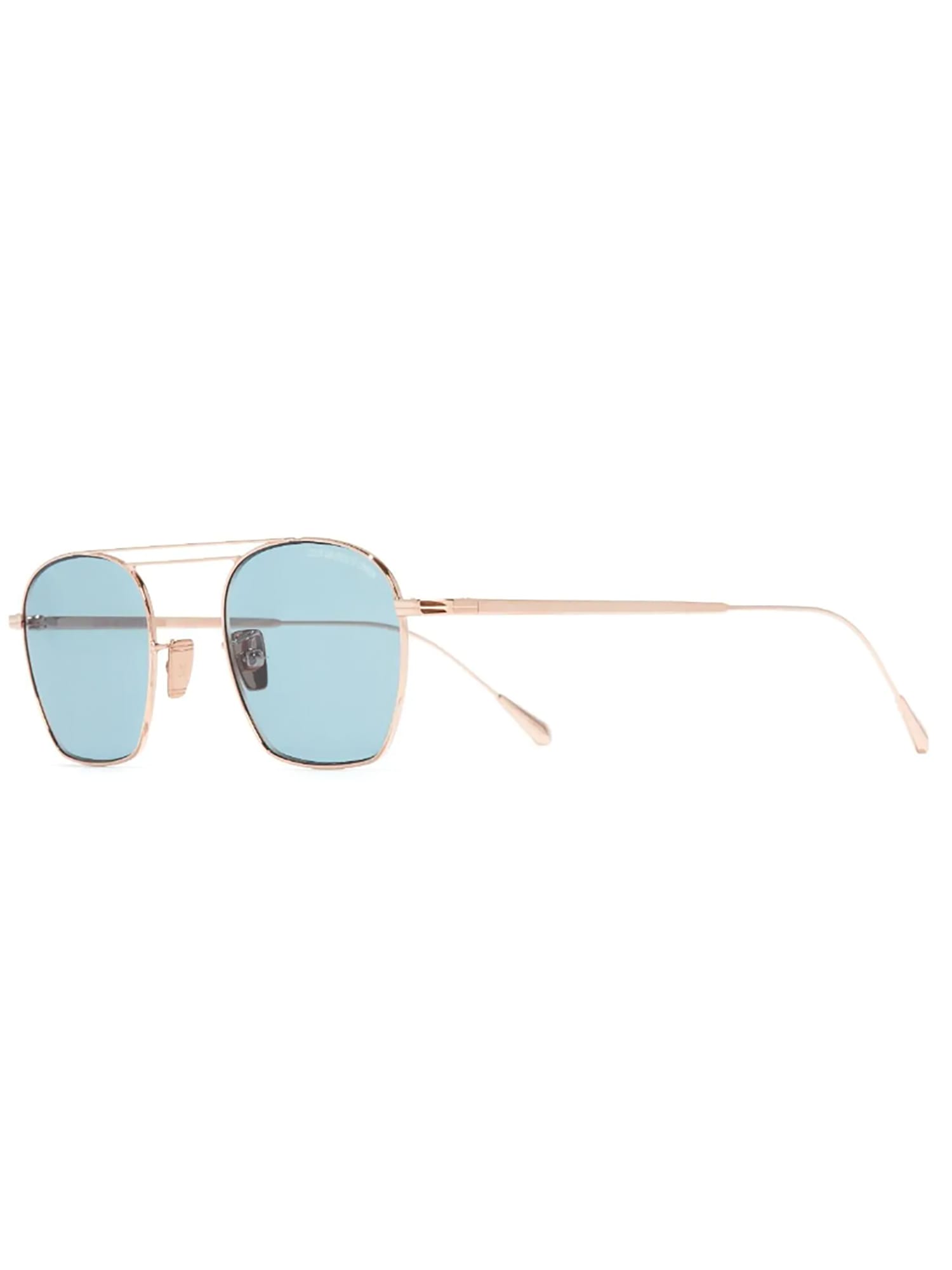 Shop Cutler And Gross 0004 Sunglasses In Rose Gold