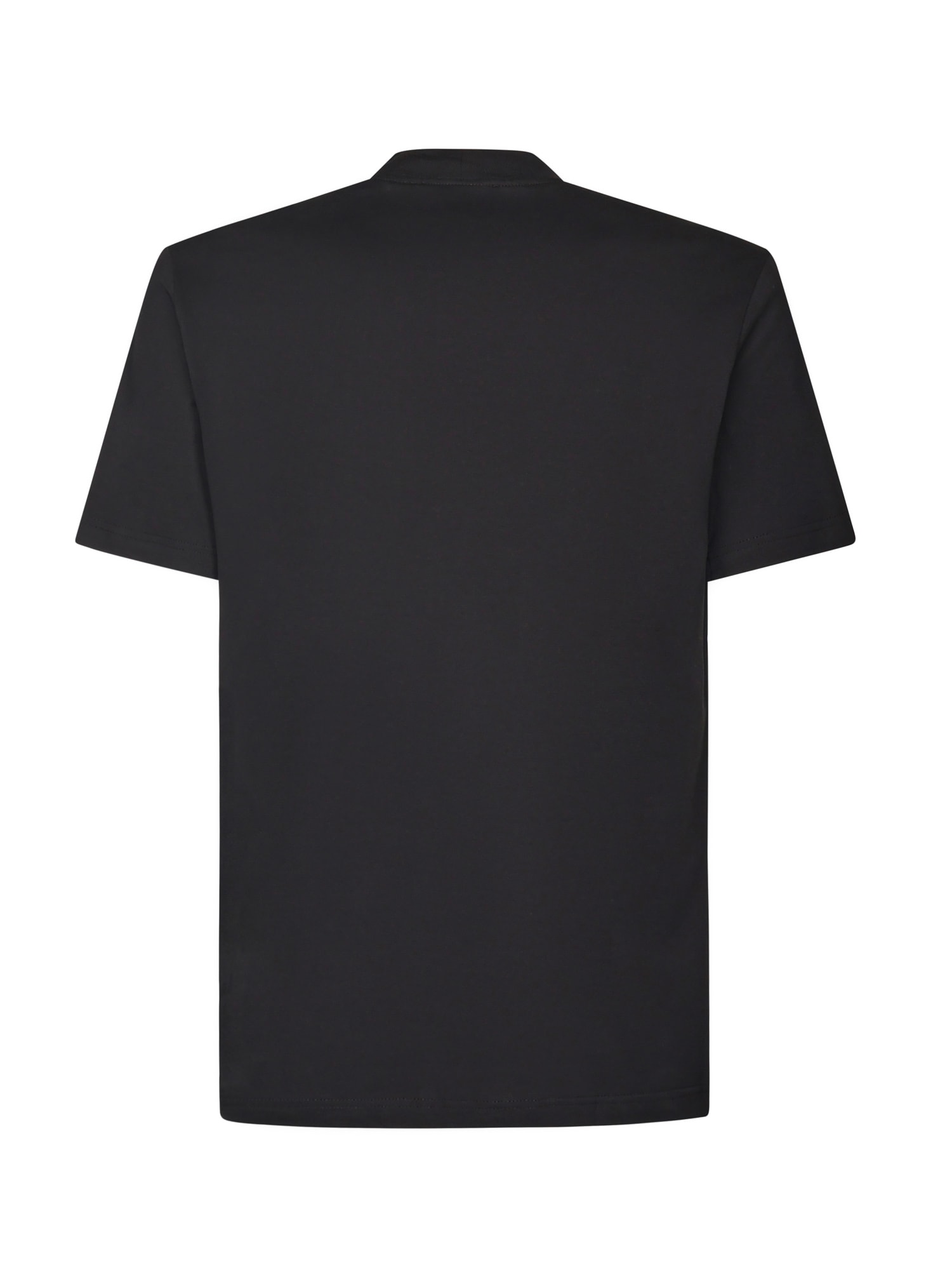 Dondup Dropped-shoulders Crew-neck T-shirt In Black