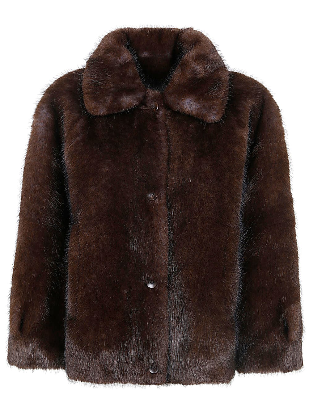 Shop Valentini 1972 Eco Zibellino Fur In Cocoa