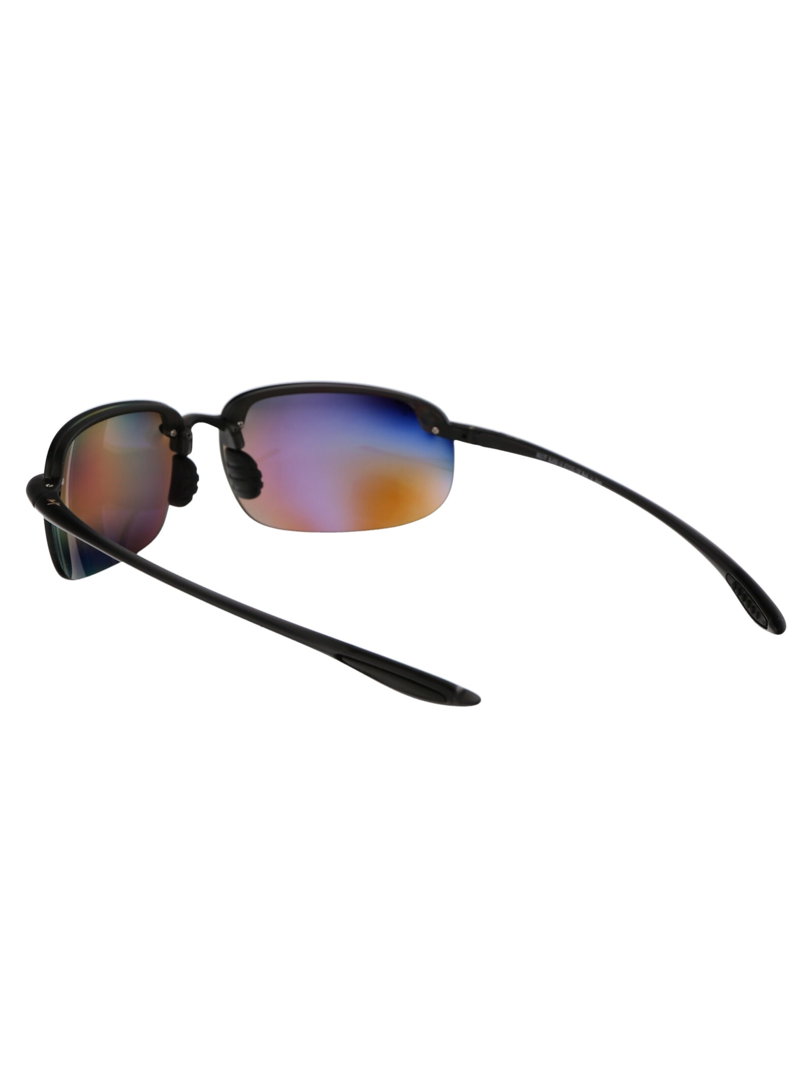 Shop Maui Jim Hookipa Xlarge Sunglasses In 14 Translucent Matte Grey