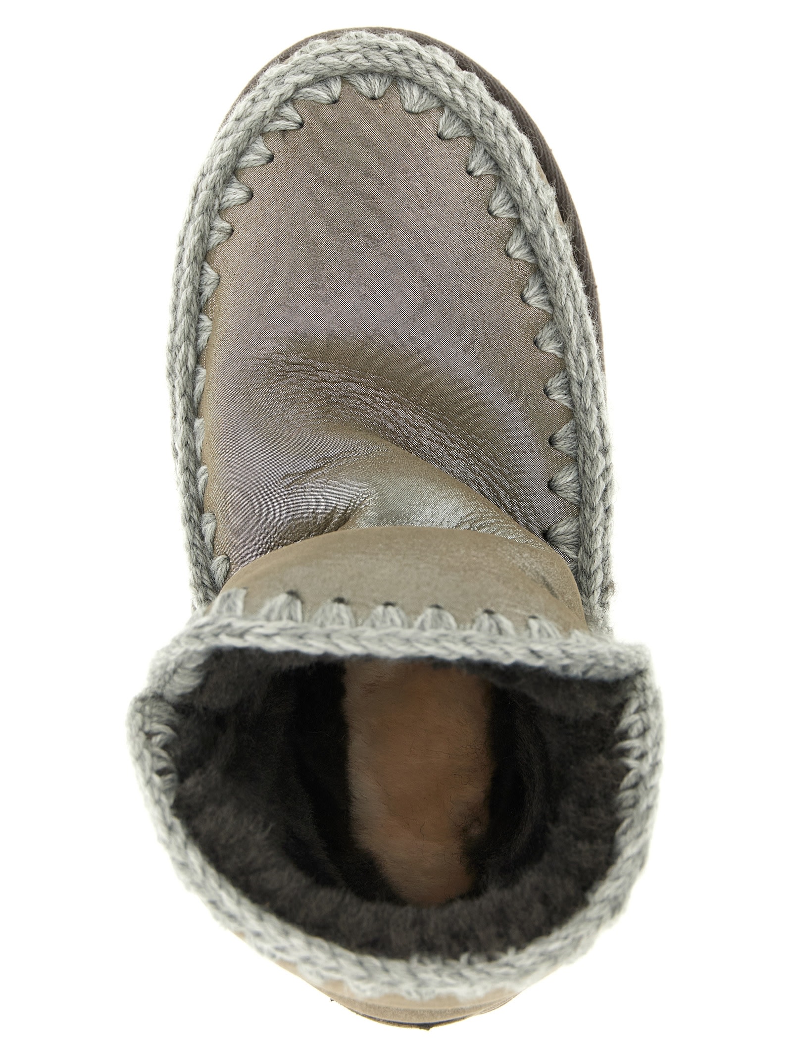 Mou Eskimo 18 Ankle Boots In Metallic