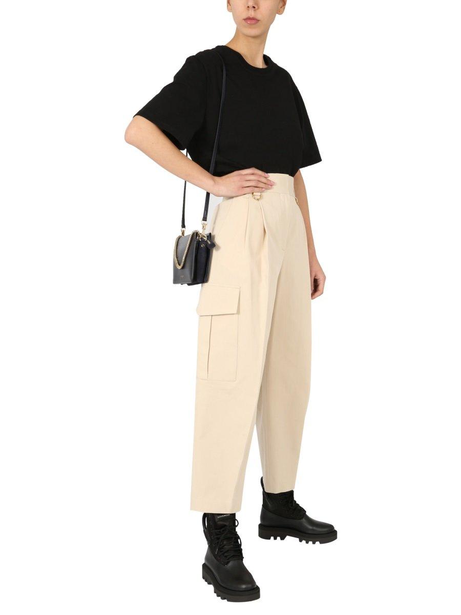 Givenchy Cargo-style Straight-leg Trousers In Ivory