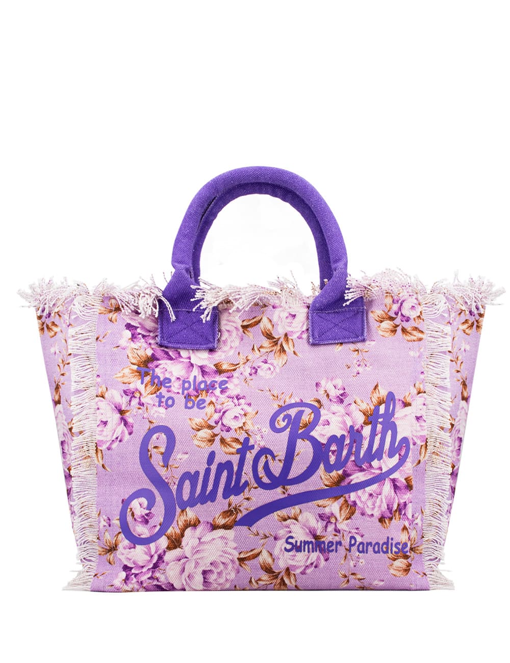 Shop Mc2 Saint Barth Bag In Decorative Rose 24
