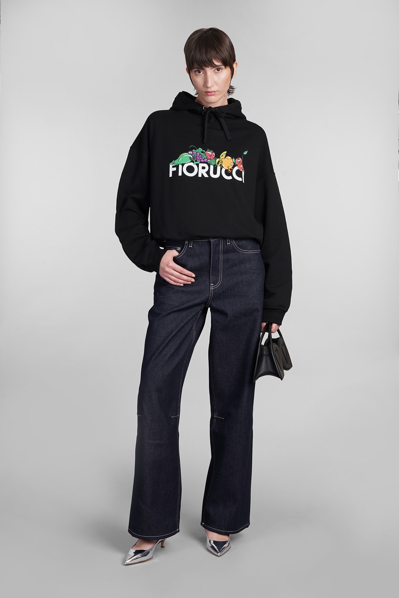 Shop Fiorucci Sweatshirt In Black Cotton