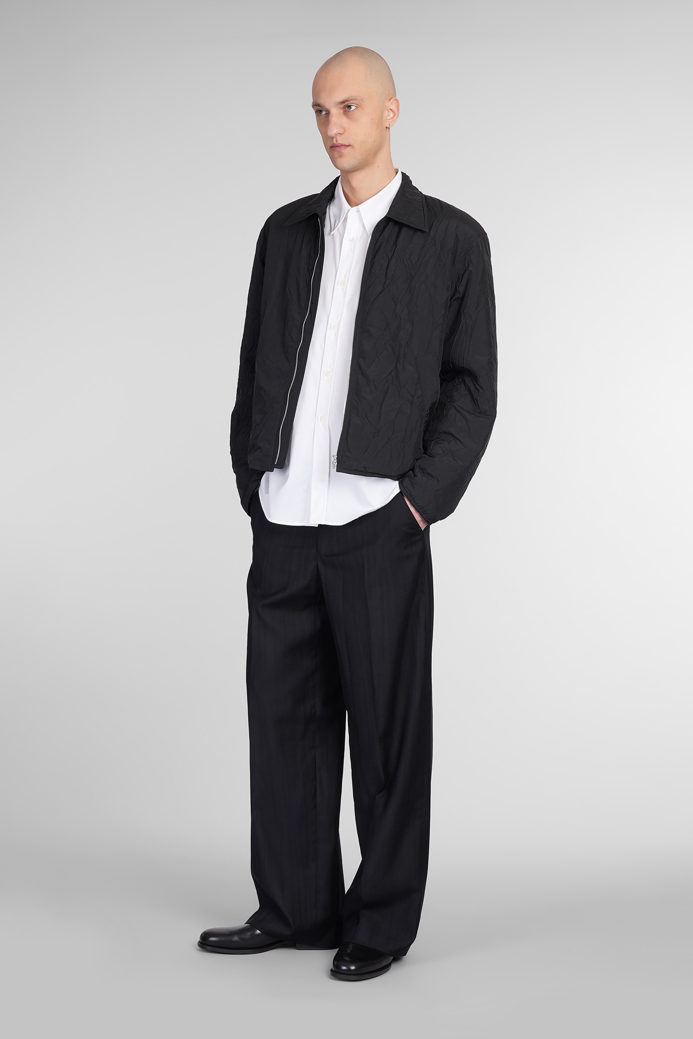 Our Legacy Collared Long Sleeves Side Pockets Jackets In Black